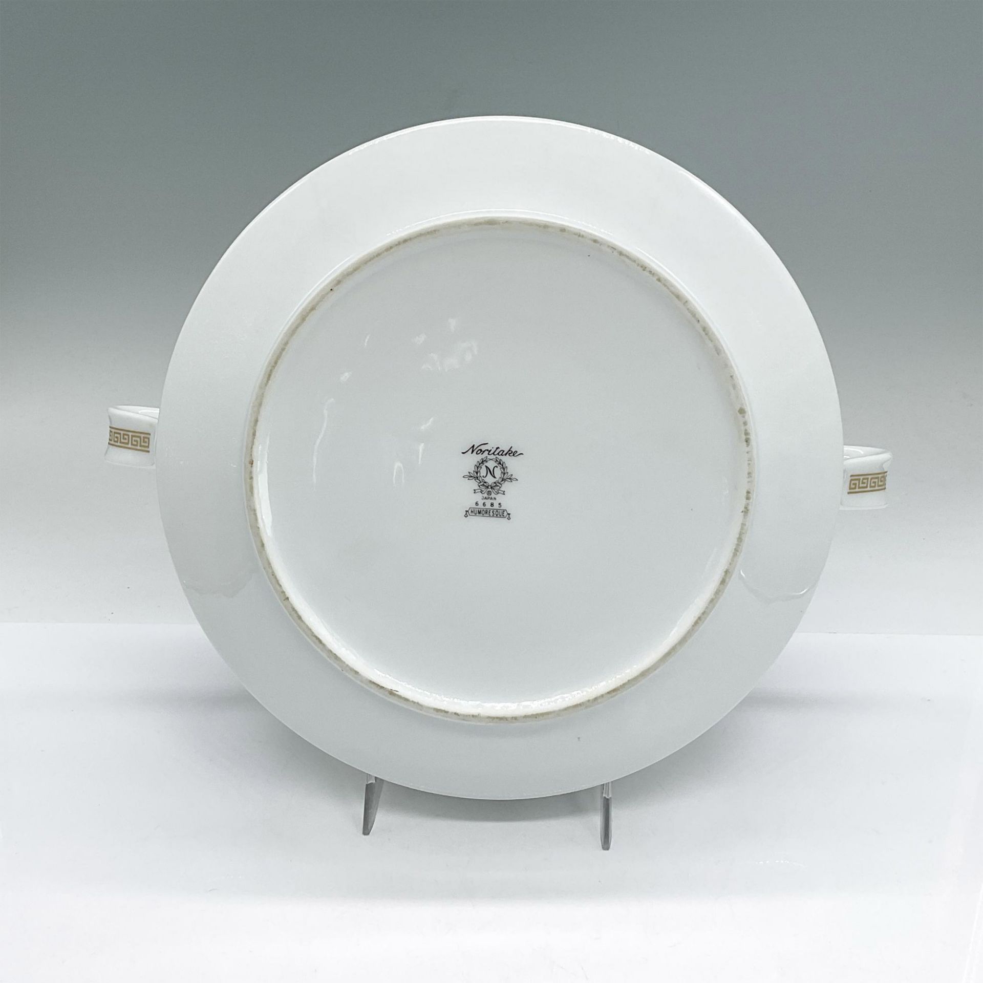 Noritake Porcelain Covered Serving Dish, Humoresque Pattern - Image 3 of 3