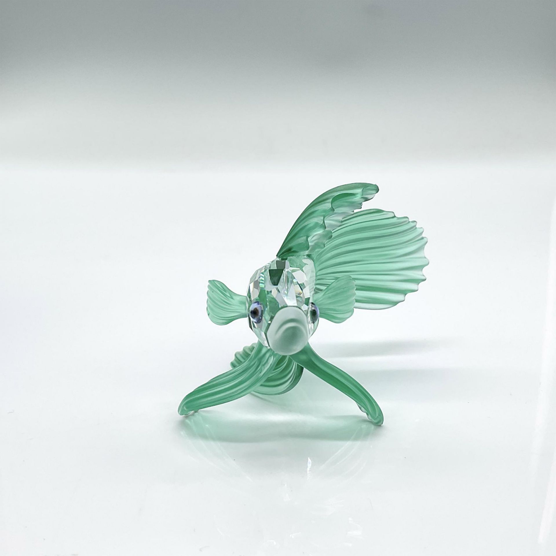 Swarovski Crystal Figurine, Siamese Fighting Fish Green - Bild 3 aus 5