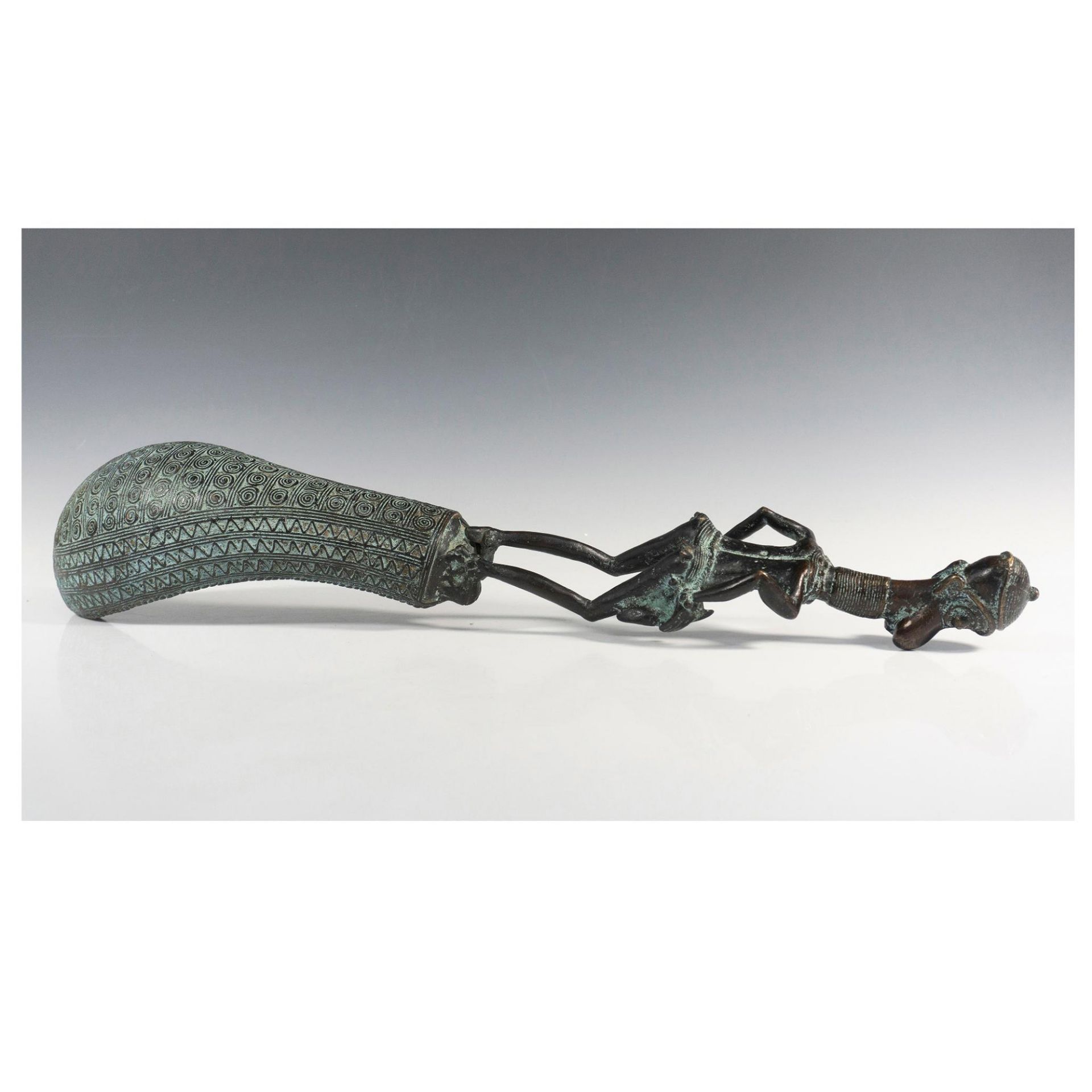 Bamum Bronze Ceremonial Spoon, Cameroon - Image 5 of 5