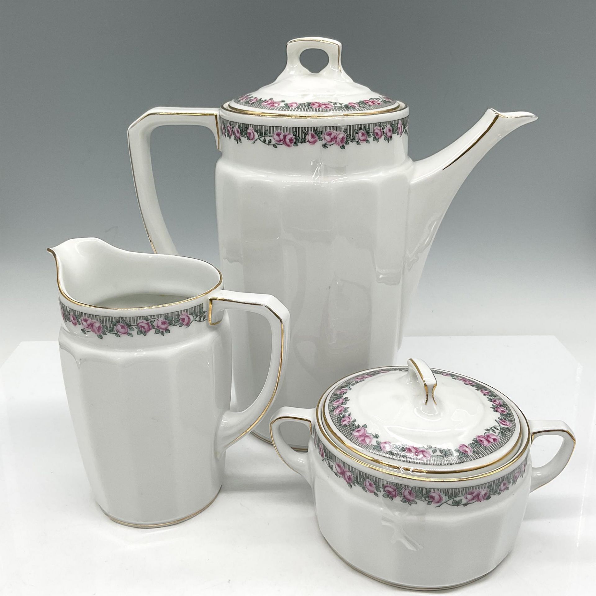 3pc Hutschenreuther Porcelain Coffee Service - Image 2 of 4