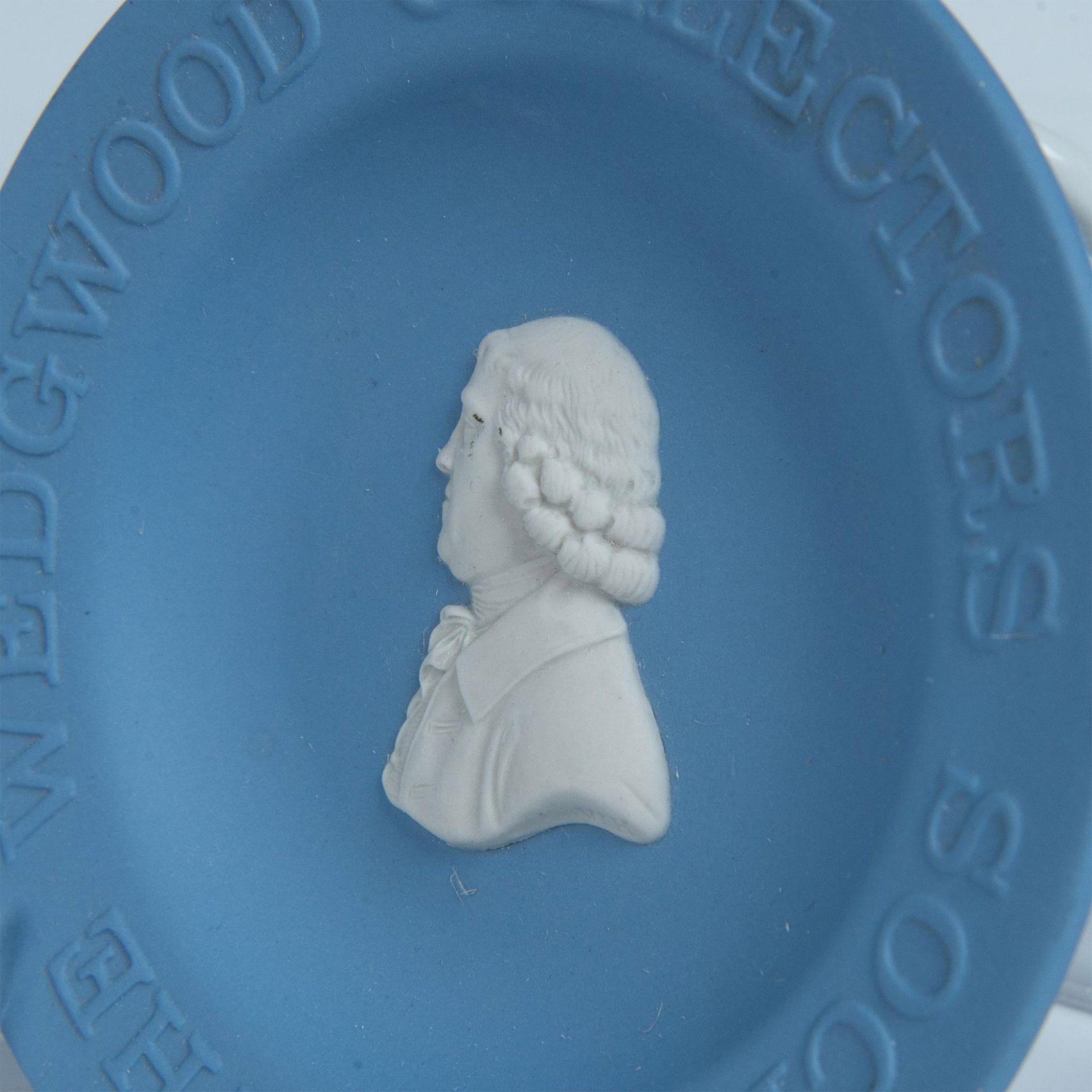 6pc Wedgwood Light Blue Jasperware Christmas Plates - Bild 10 aus 10