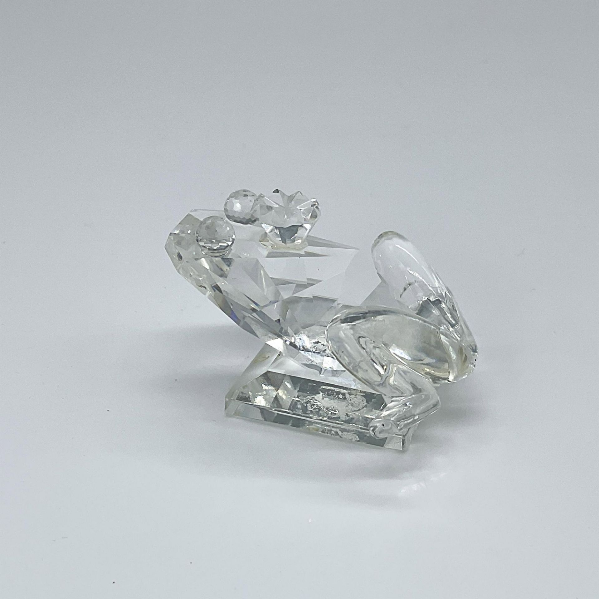 Swarovski Crystal Figurine, Frog Prince w/Clear Eyes - Image 2 of 3