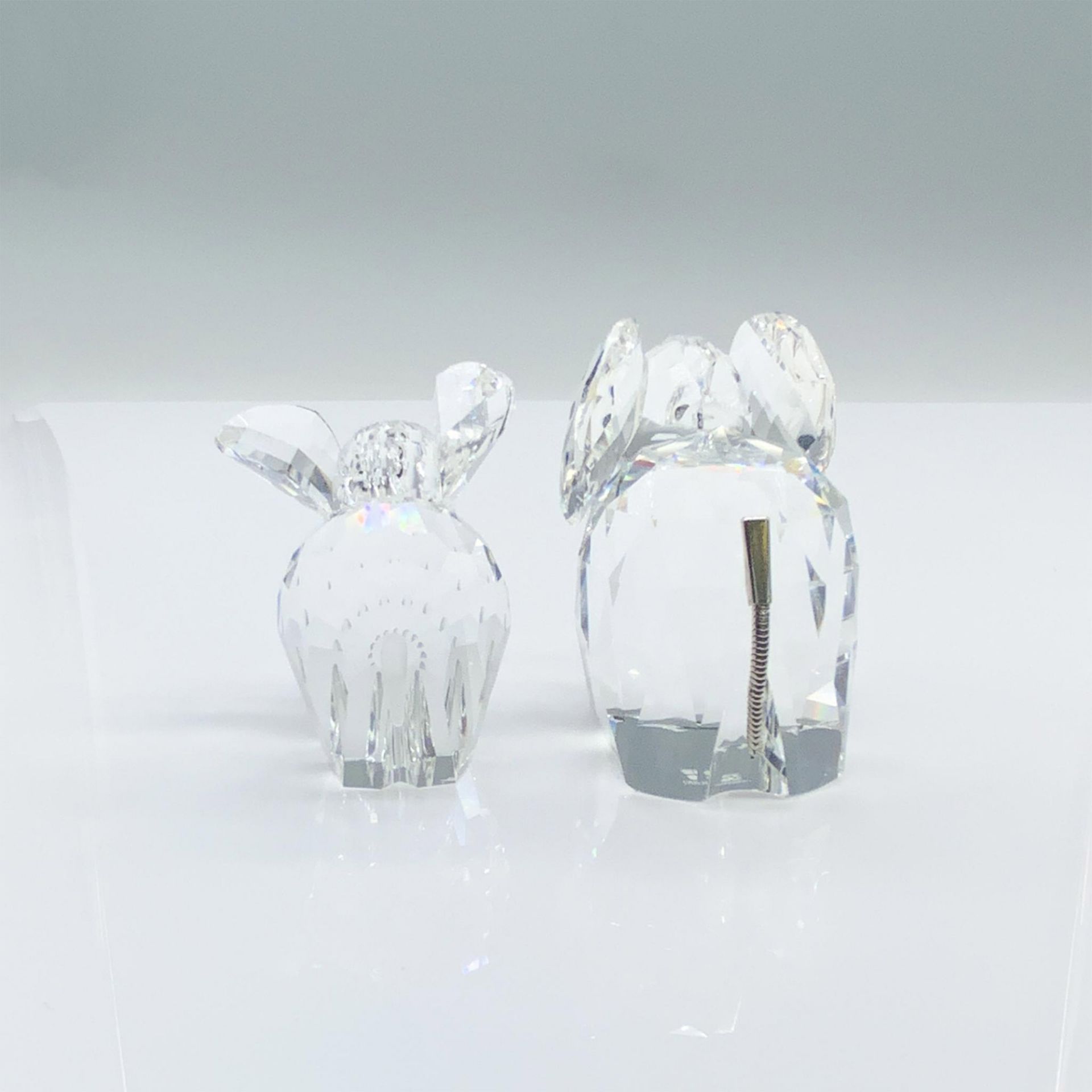 2pc Swarovski Crystal Figurines, Elephants - Image 3 of 4