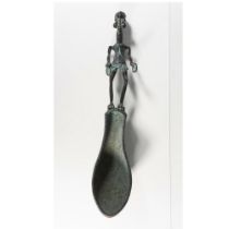 Bamum Bronze Ceremonial Spoon, Cameroon