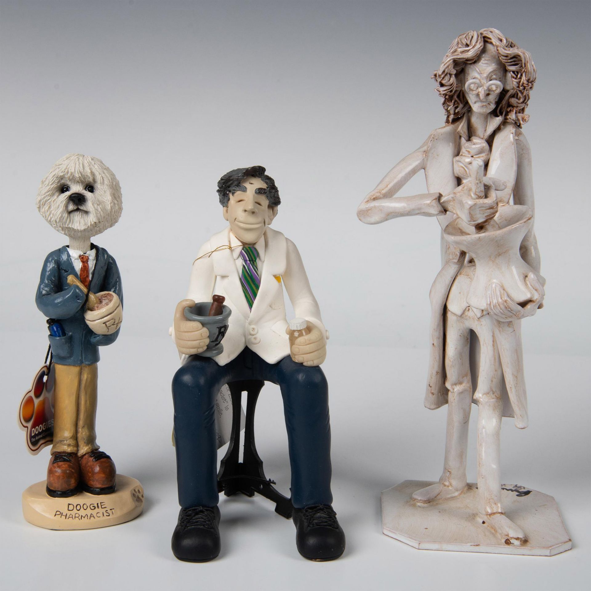 9pc Pharmacist Funky Figurine Collection - Image 3 of 9