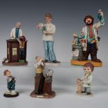 6pc Pharmacist Collectible Figurine Grouping