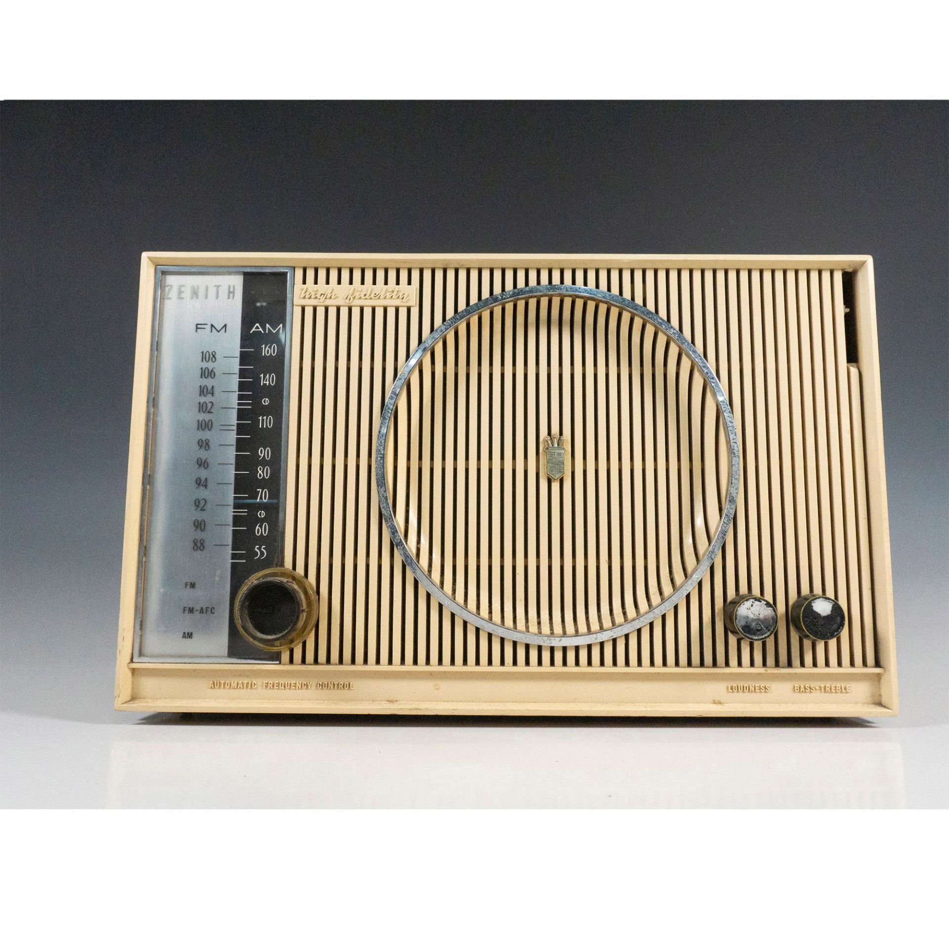 Zenith High Fidelity Power Tube Am/Fm Radio - Image 2 of 5