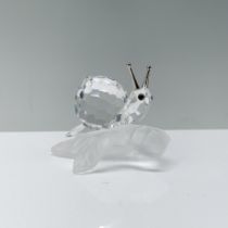 Swarovski Crystal Figurine, Vine Leaf Snail 196501