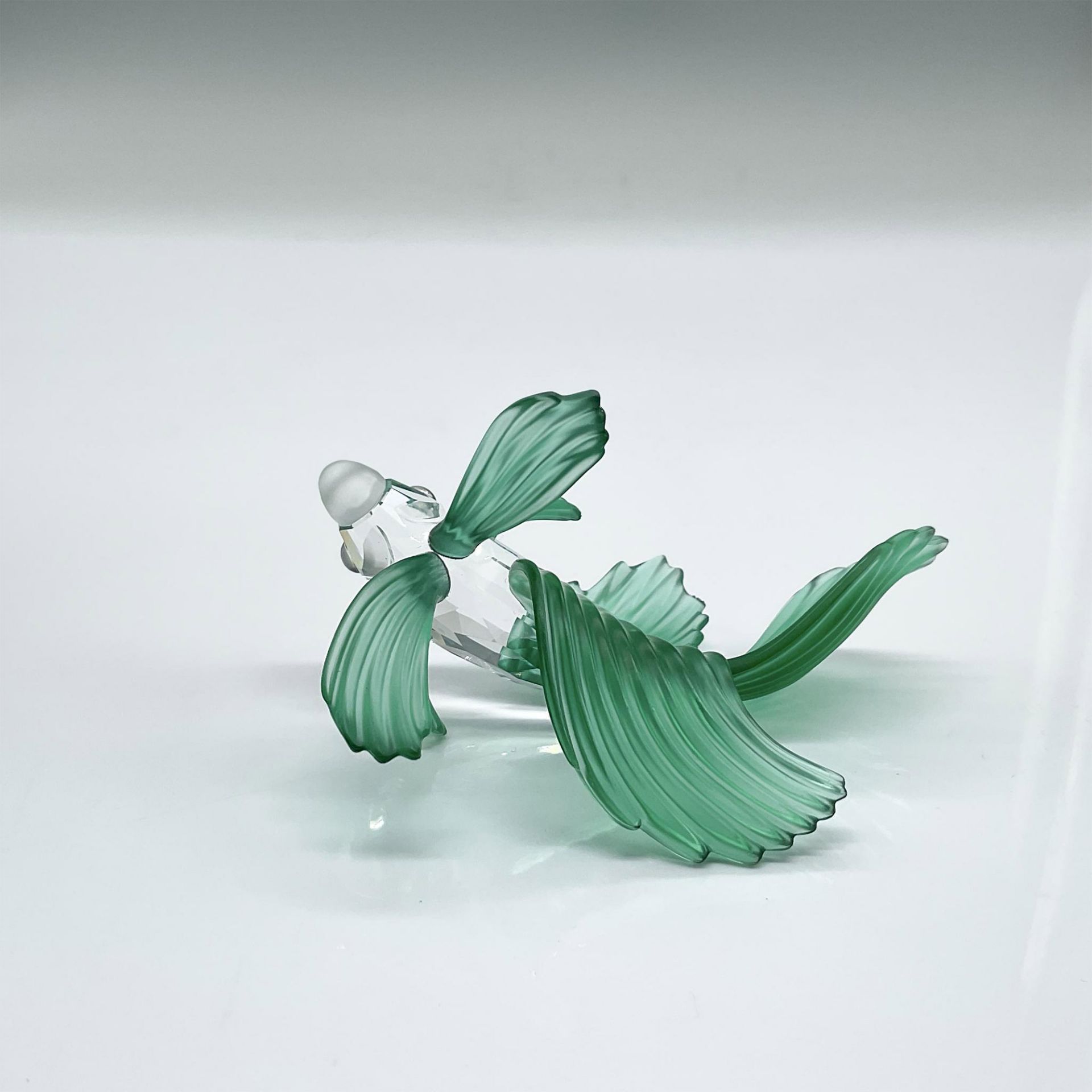 Swarovski Crystal Figurine, Siamese Fighting Fish Green - Image 4 of 5