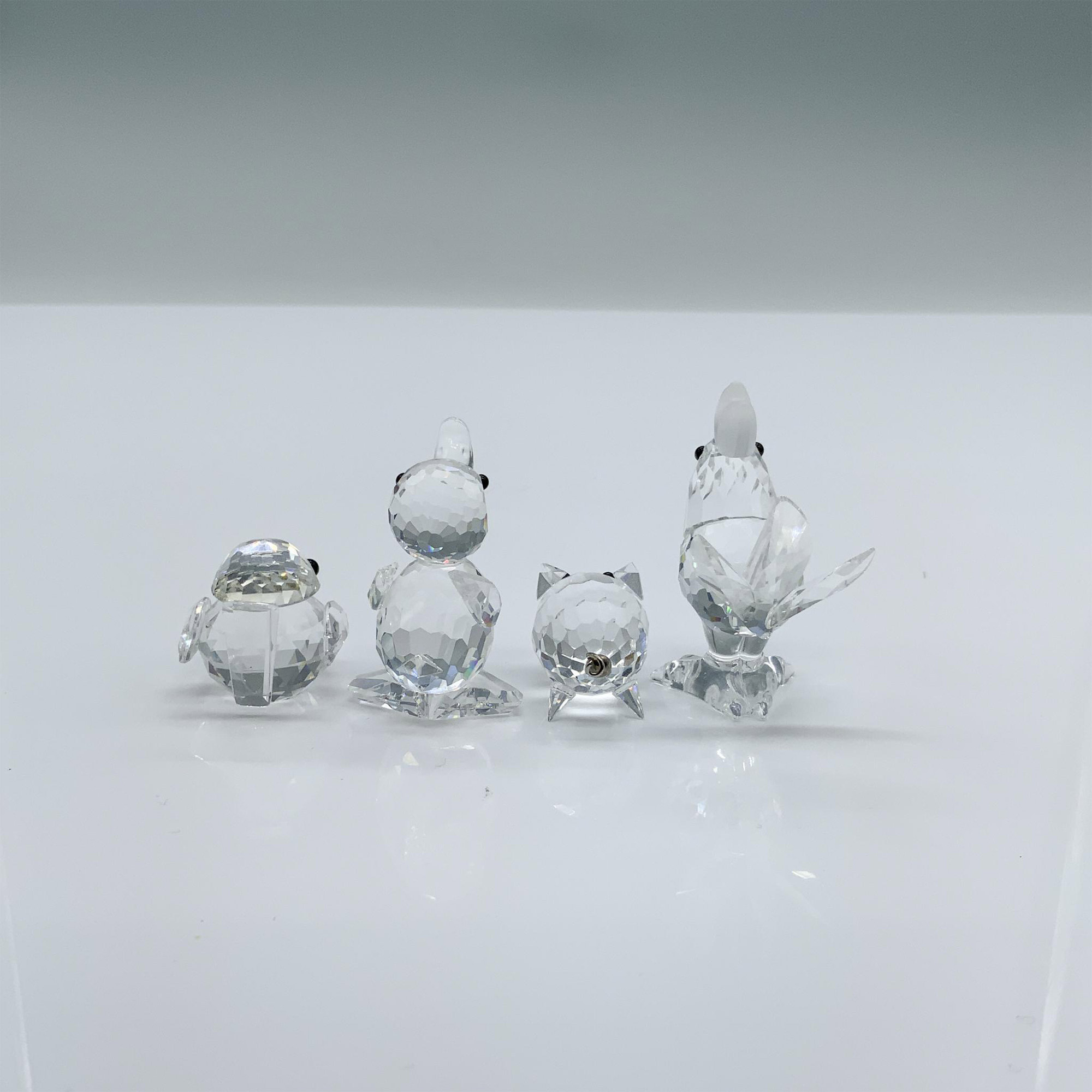 4pc Mini Swarovski Crystal Barnyard Animal Figurines - Image 3 of 4