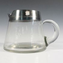 Vintage Dorothy Thorpe Silver Band Pitcher