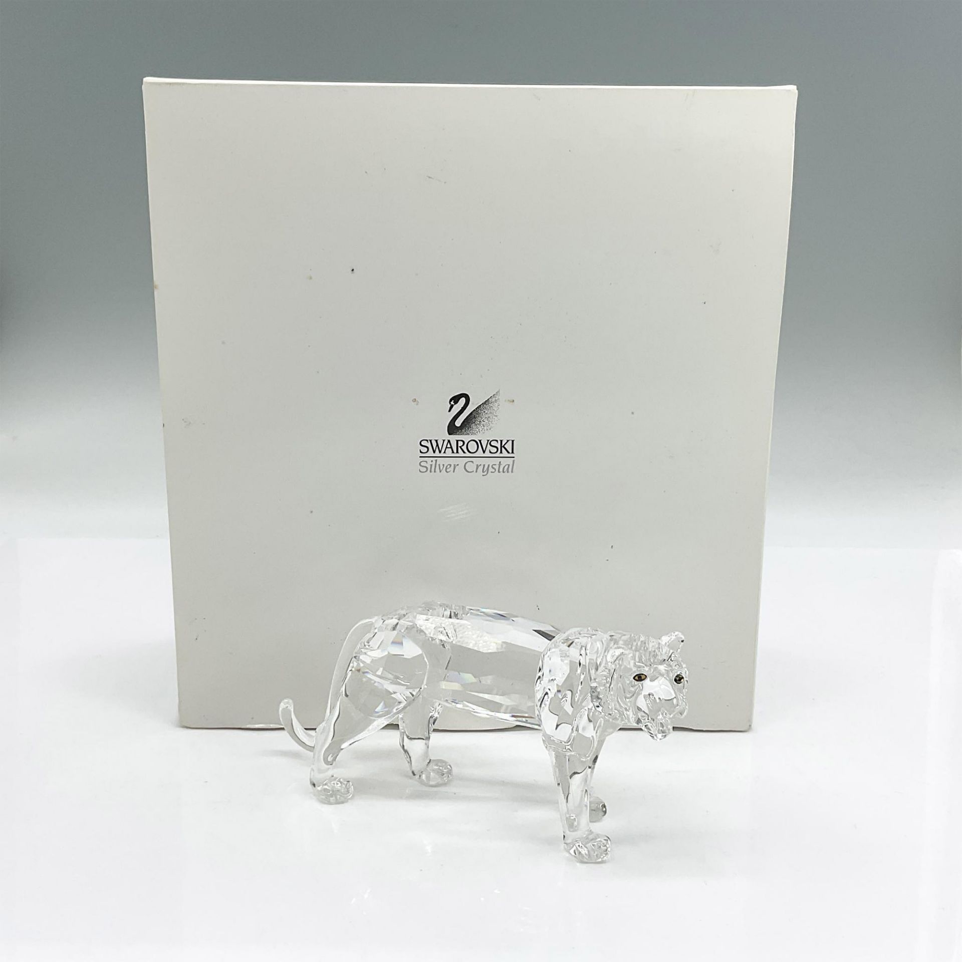 Swarovski Silver Crystal Figurine, Tiger - Image 5 of 5