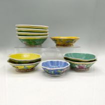 10pc Chinese Enameled Bowls