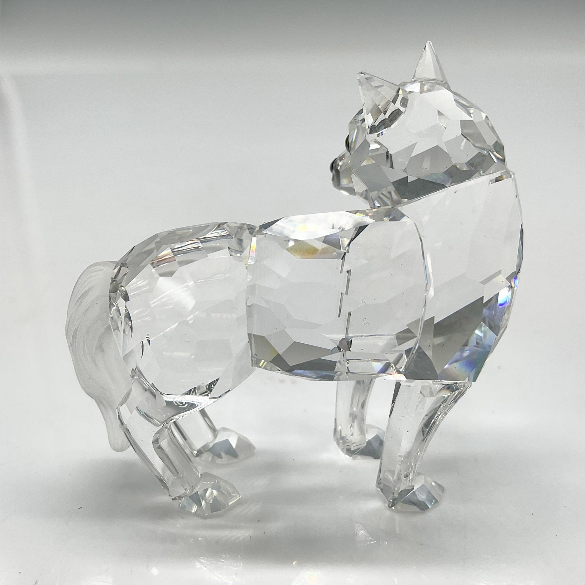 Swarovski Silver Crystal Figurine, Wolf - Image 2 of 4