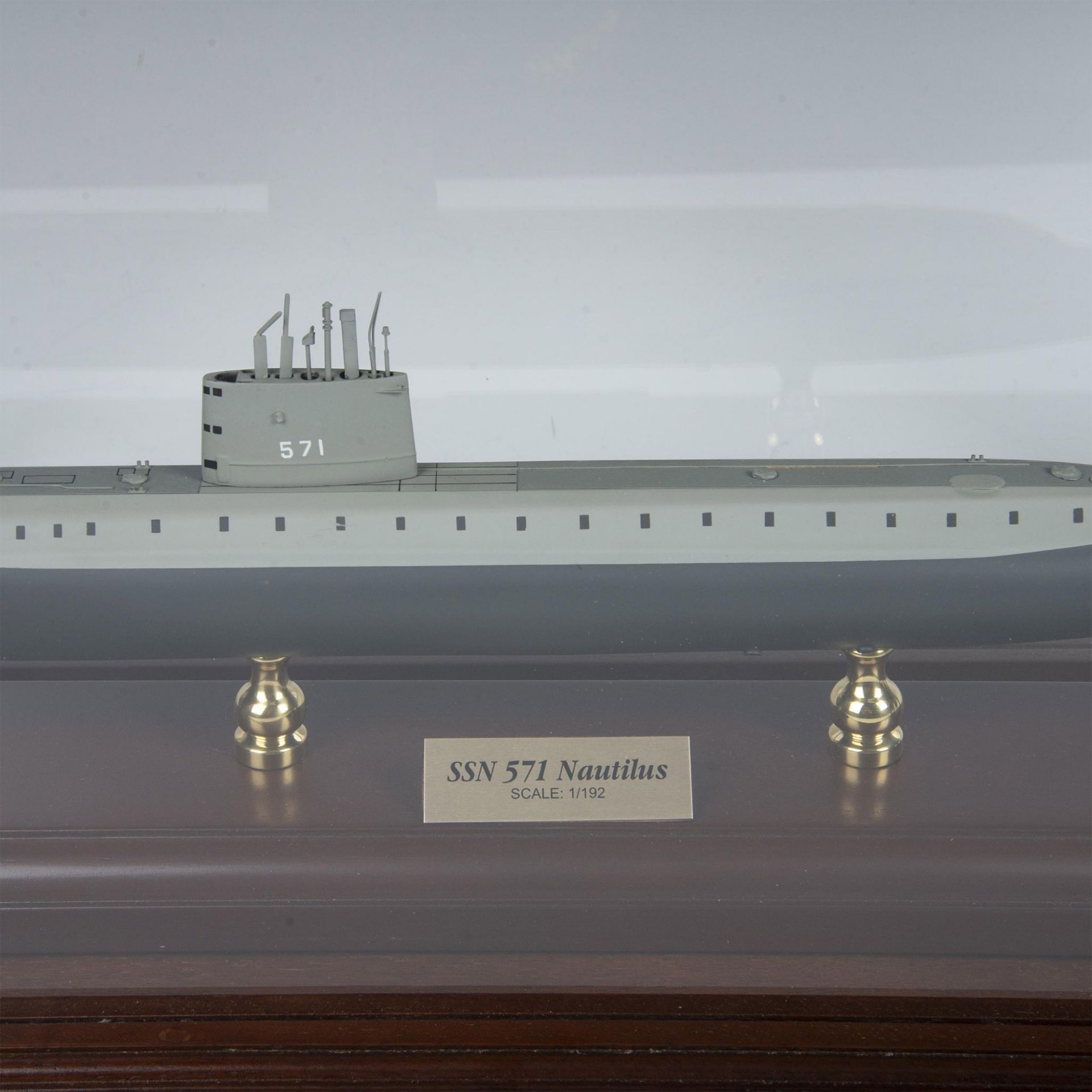 SSN 571 Nautilus Submarine 1/192 Scale Model - Image 3 of 12