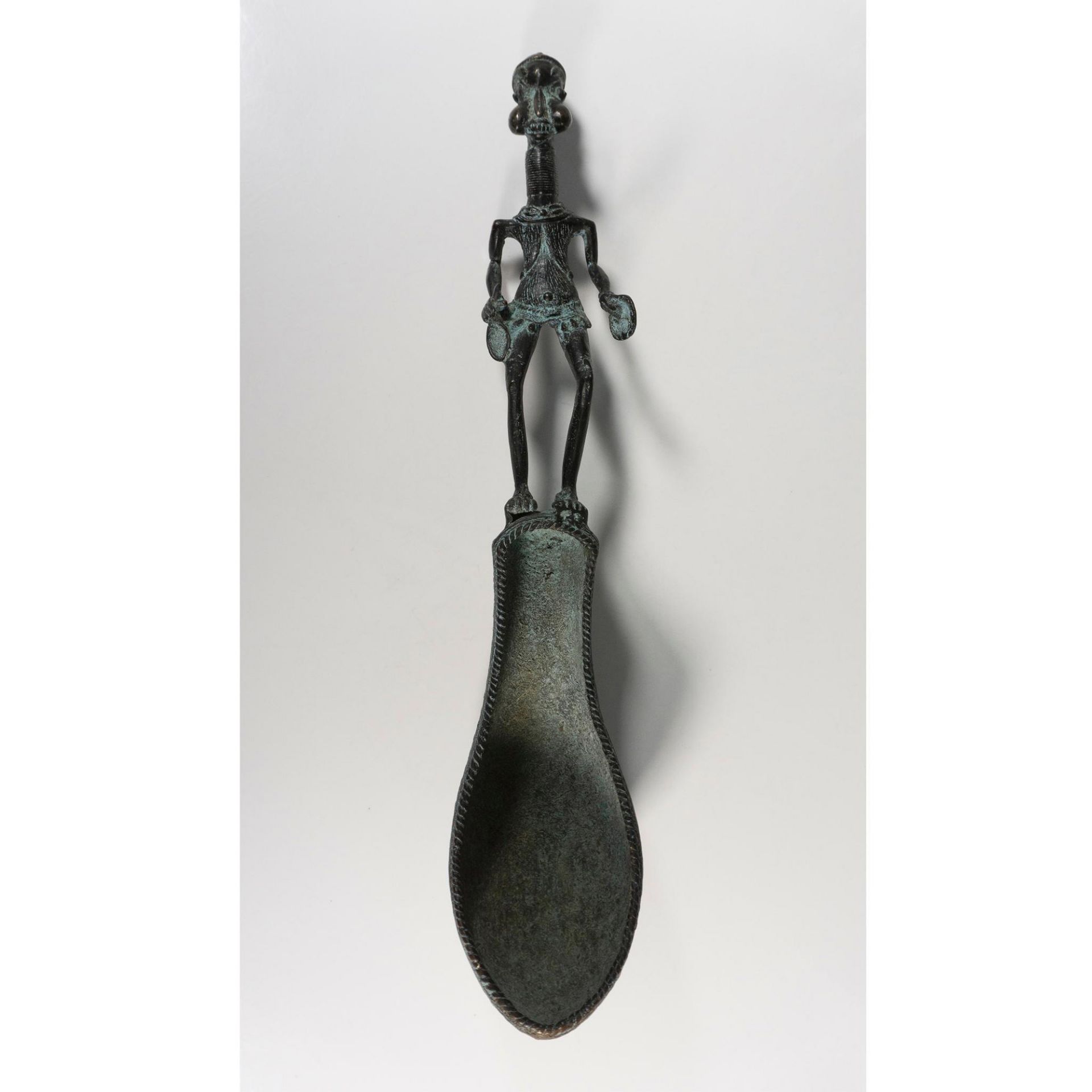 Bamum Bronze Ceremonial Spoon, Cameroon - Image 3 of 5