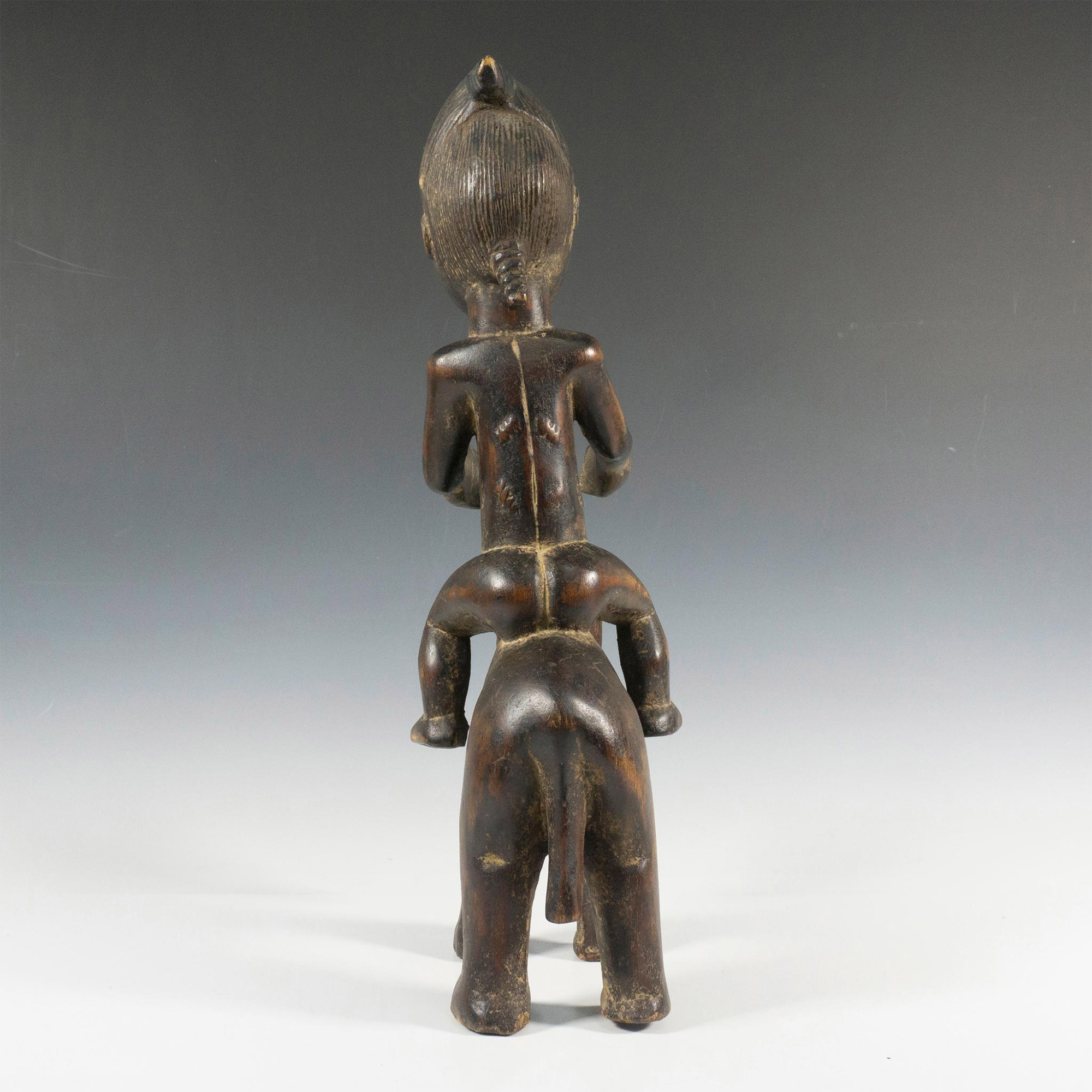 Wooden Tribal Figure on Horseback - Image 3 of 5