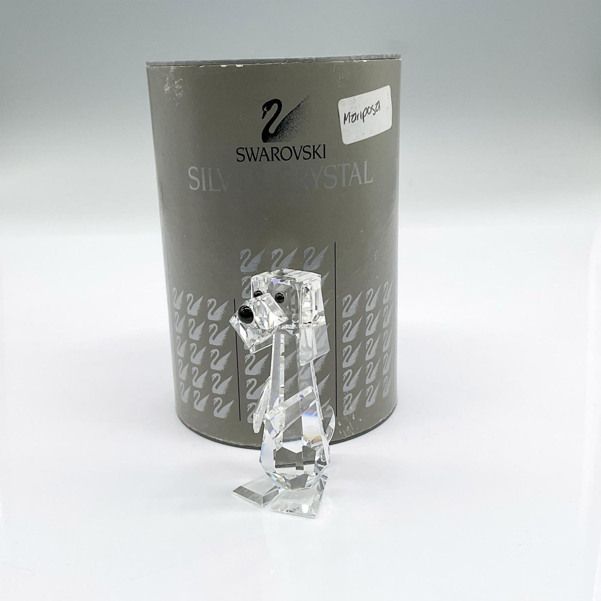 Swarovski Silver Crystal Figurine, Standing Pluto Dog - Bild 5 aus 5
