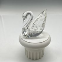 Swarovski Silver Crystal Figurine, 100th Anniversary Swan