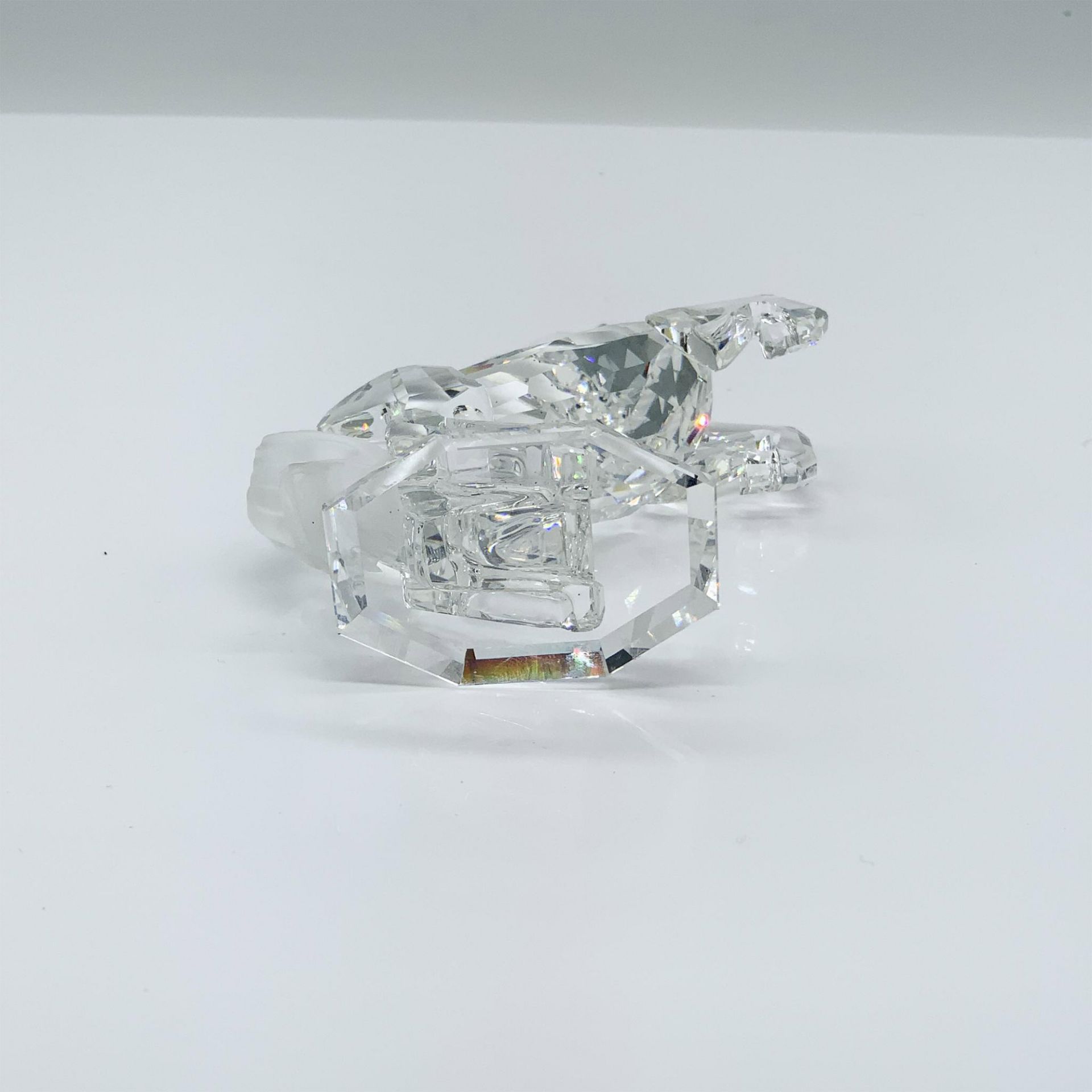 Swarovski Silver Crystal Figurine, White Stallion 174958 - Image 3 of 4