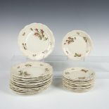 23pc Rosenthal Selb-Germany Pompadour Moss Rose Plates