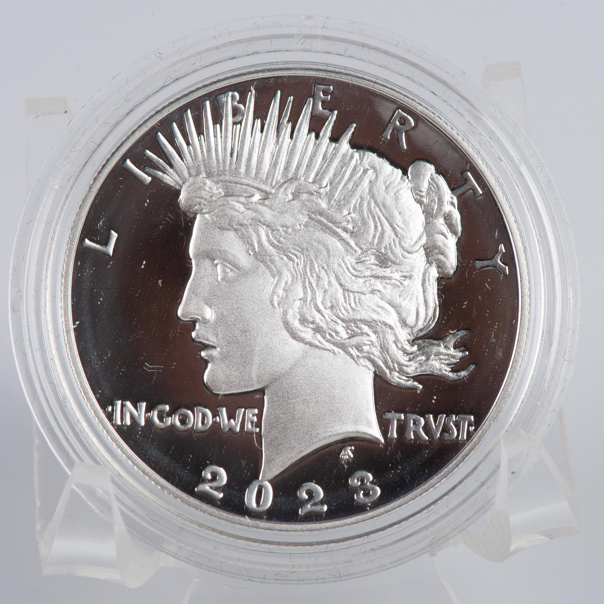 2023 US MINT SILVER PEACE DOLLAR AND SILVER MORGAN DOLLAR - Image 4 of 5