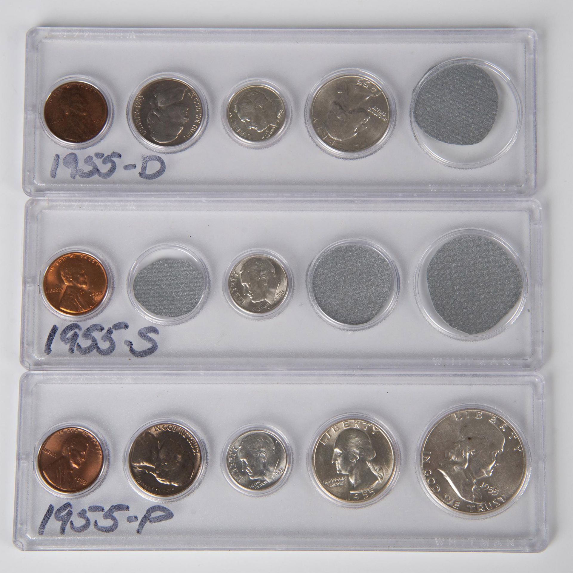 121PC COLLECTION US COINS 1950-1959 UNCIRCULATED - Bild 5 aus 20