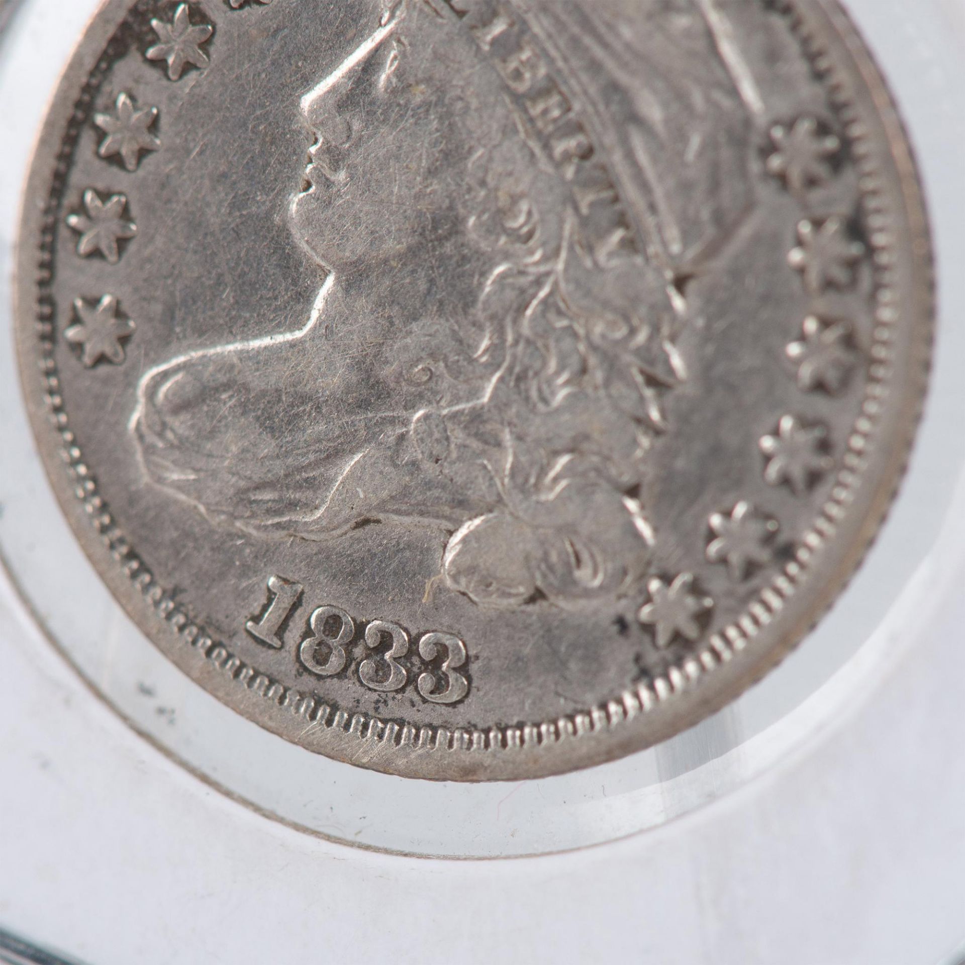 1833 LIBERTY CAPPED BUST DIME EF40 - Image 4 of 7