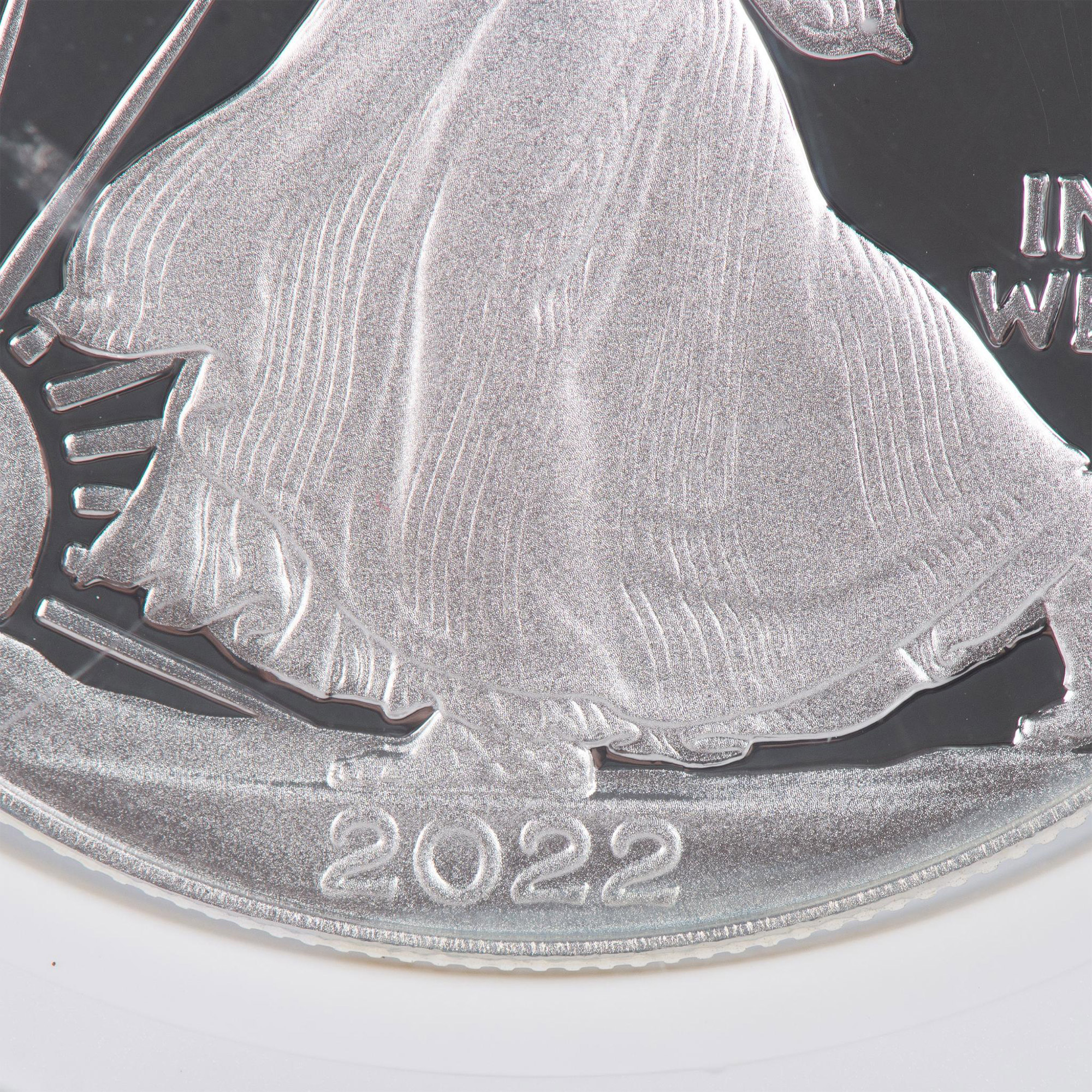 2022 PROOF ULTRA CAMEO EARLY RELEASE SILVER EAGLE NGC PF70 - Image 7 of 9