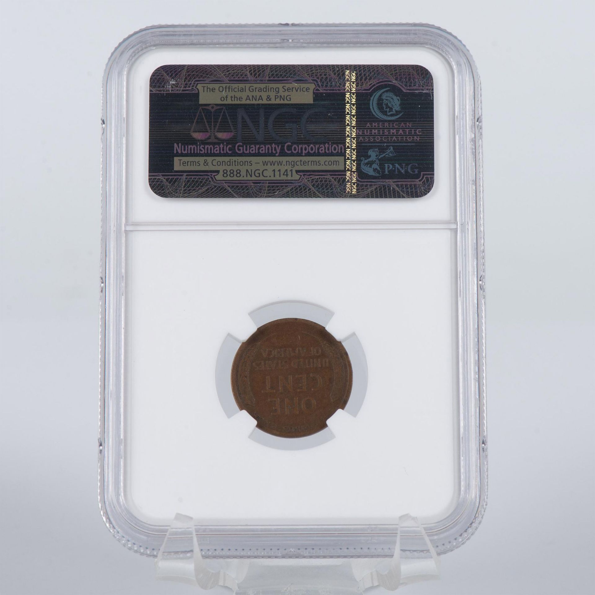 1909 US LINCOLN S 1C NGC VF25 BN - Image 2 of 6