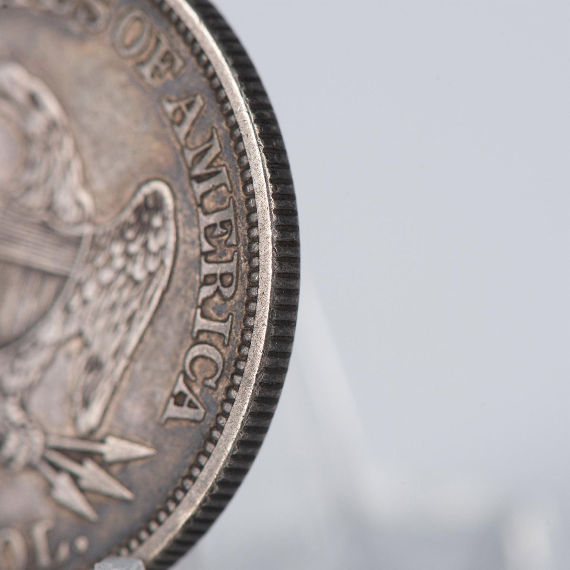 1859 SEATED LIBERTY US HALF DOLLAR AU50 - Image 10 of 11