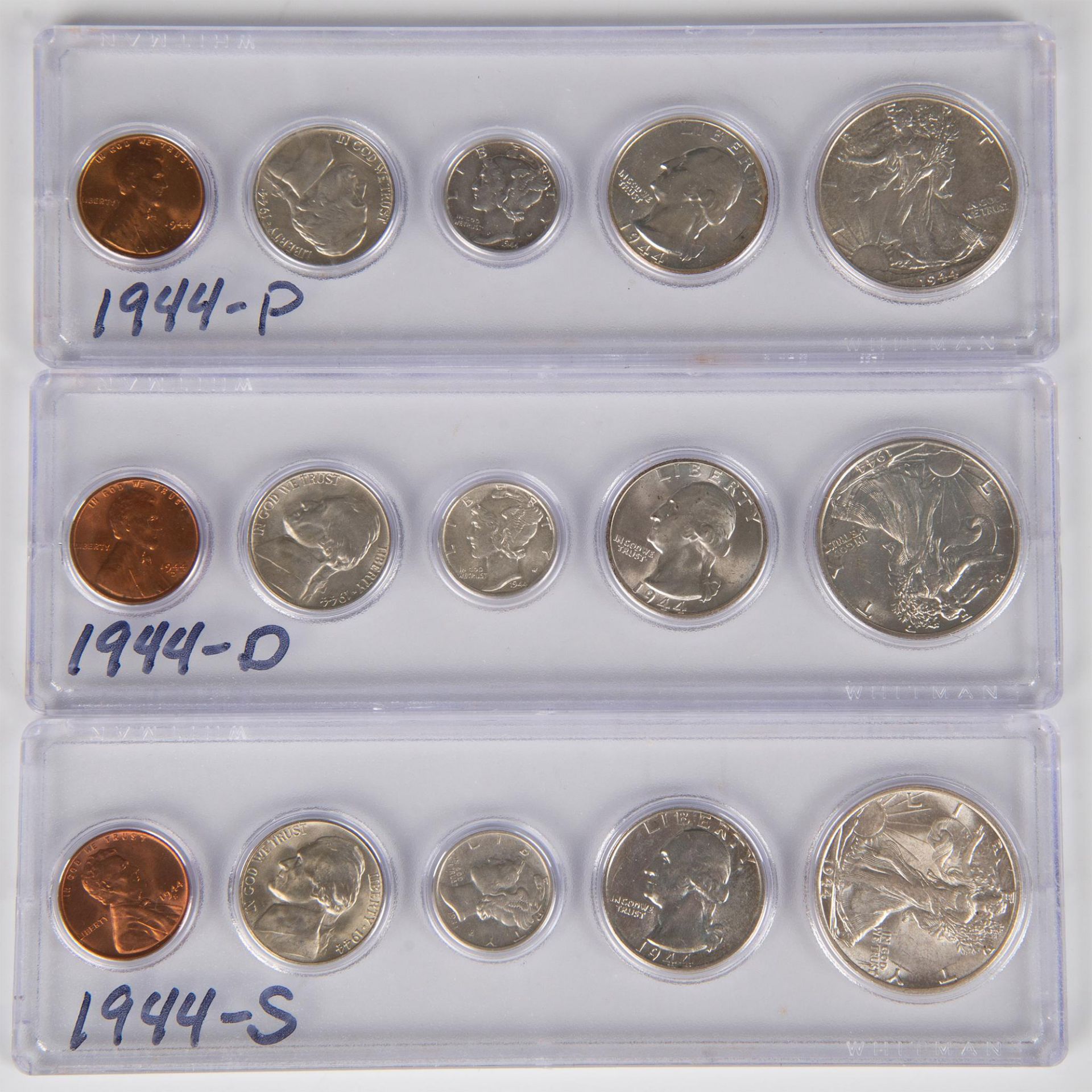 152PC COLLECTION OF US COINS FROM YEARS 1940-1949 - Image 10 of 20