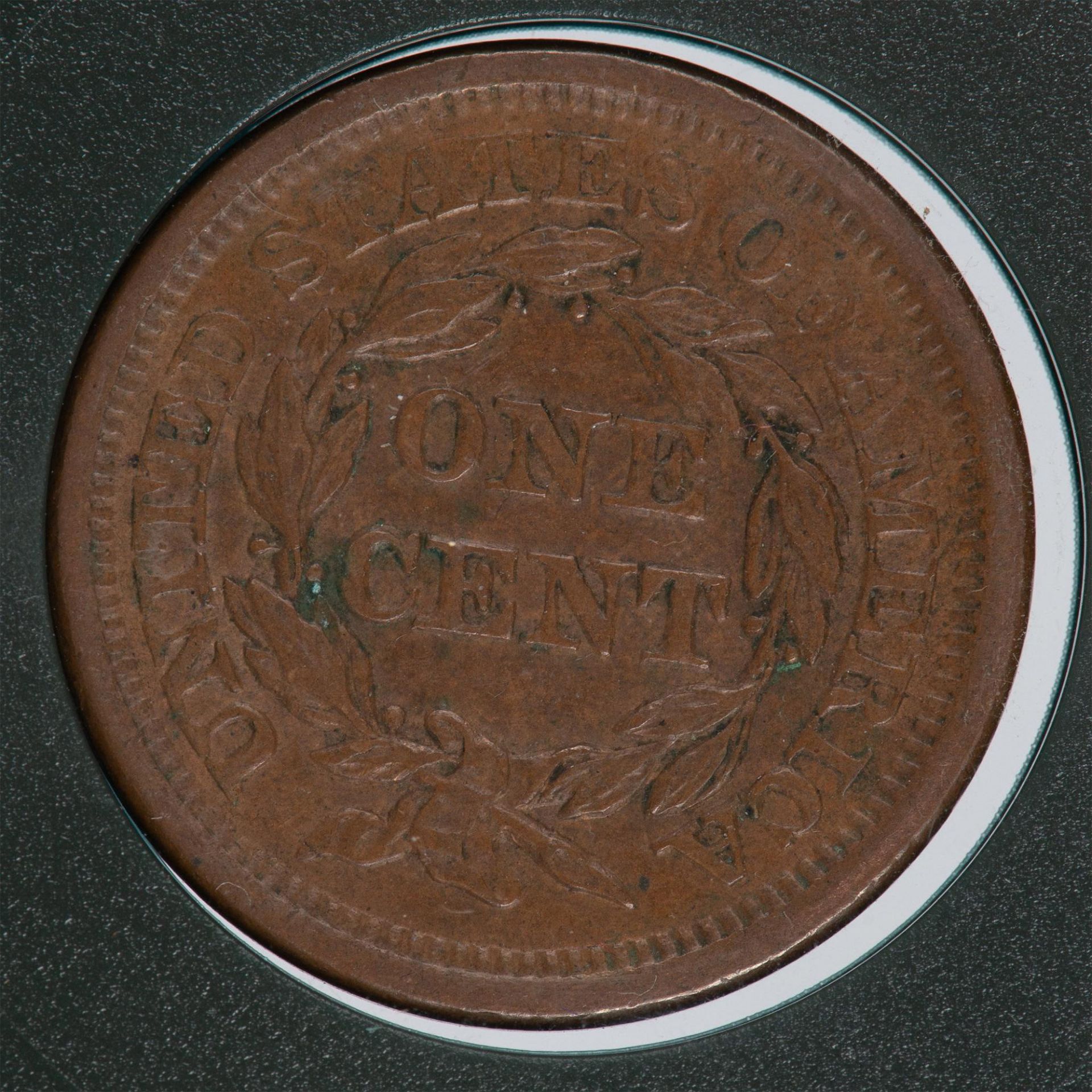 1857 US LARGE 1C SMALL DATE AU55 KEY DATE - Bild 2 aus 9