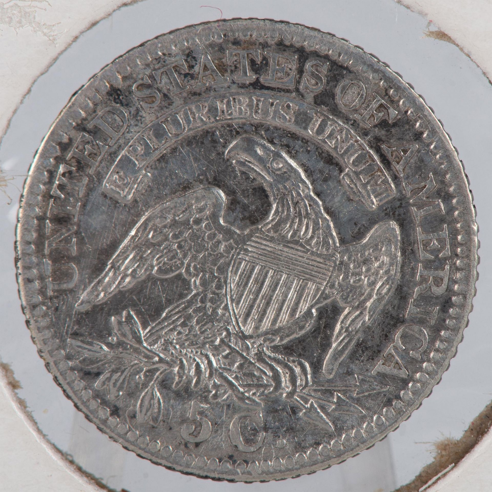 1829 US LIBERTY CAPPED BUST 5C COIN EF45 - Image 2 of 3