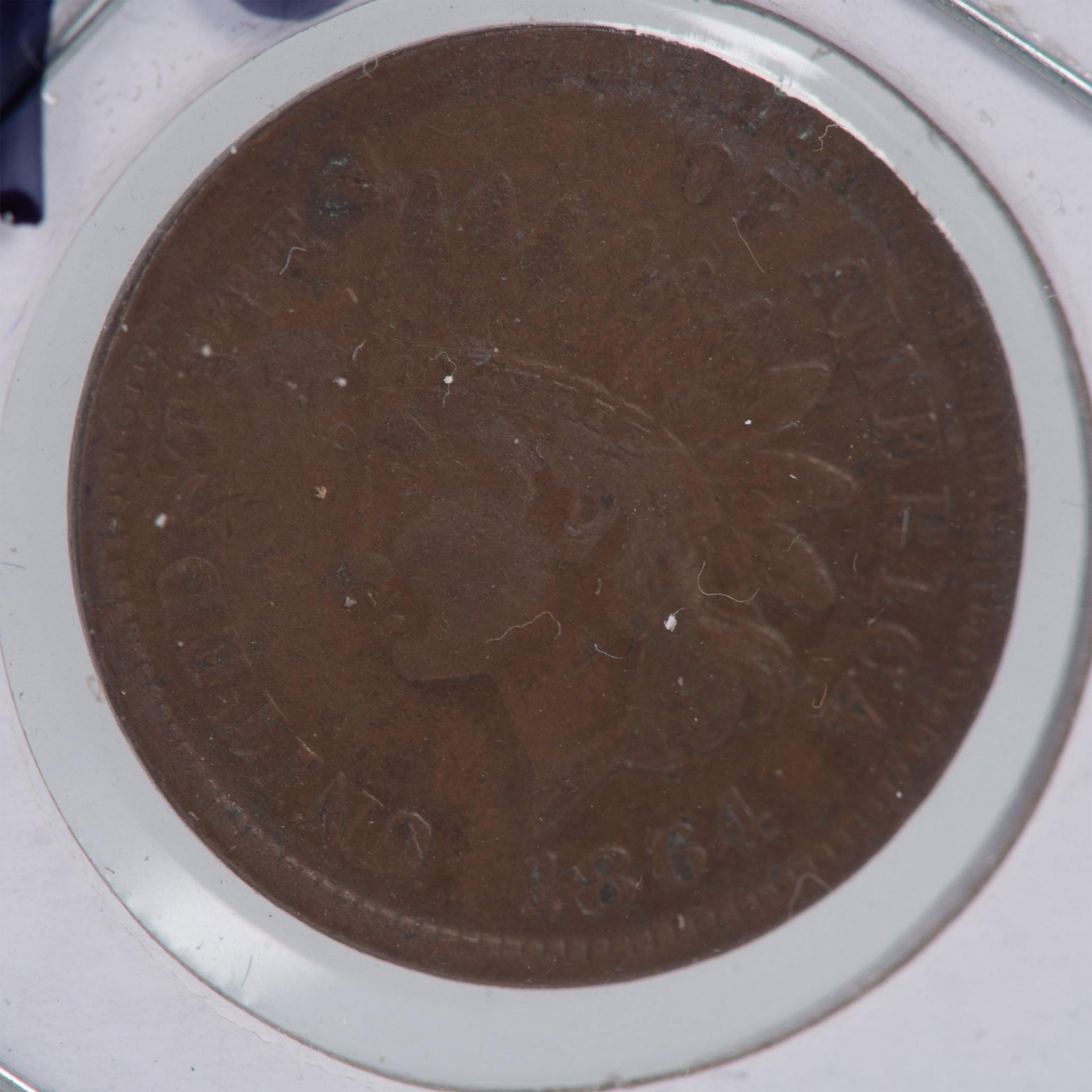 2 US INDIAN HEAD CENTS 1864 & 1864-L - Bild 2 aus 7