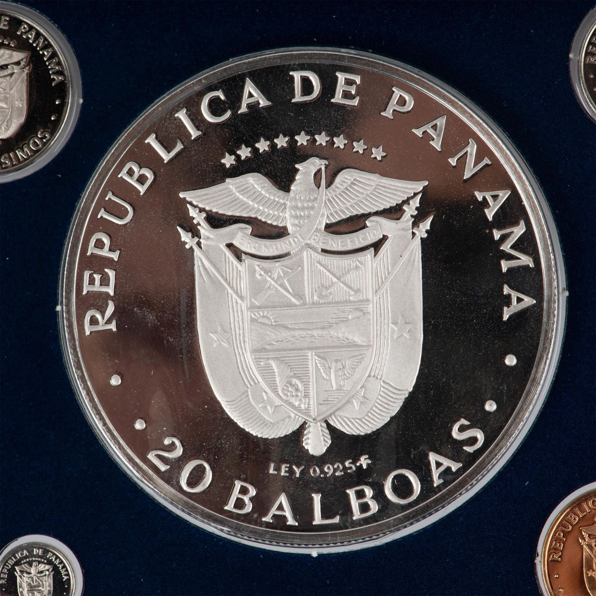 1975 REPUBLIC OF PANAMA 9PC PROOF SET - Bild 6 aus 11