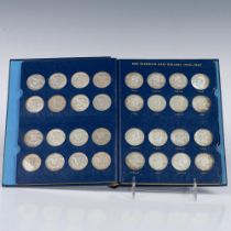 1 BOOK OF US FRANKLIN HALF DOLLAR COINS 1948-1963