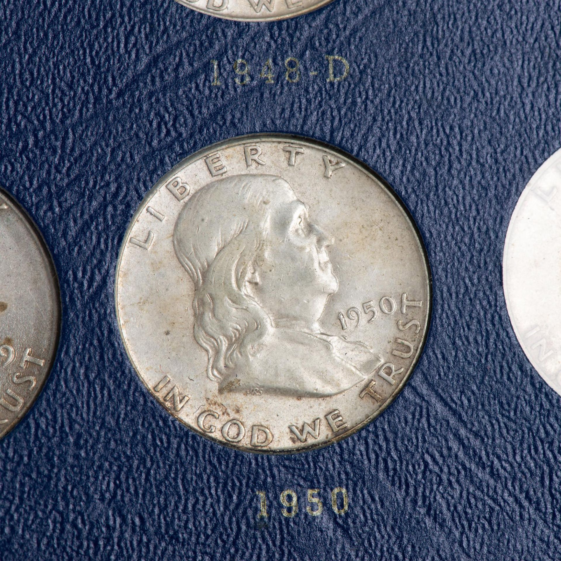 1 BOOK OF US FRANKLIN HALF DOLLAR COINS 1948-1963 - Image 3 of 9