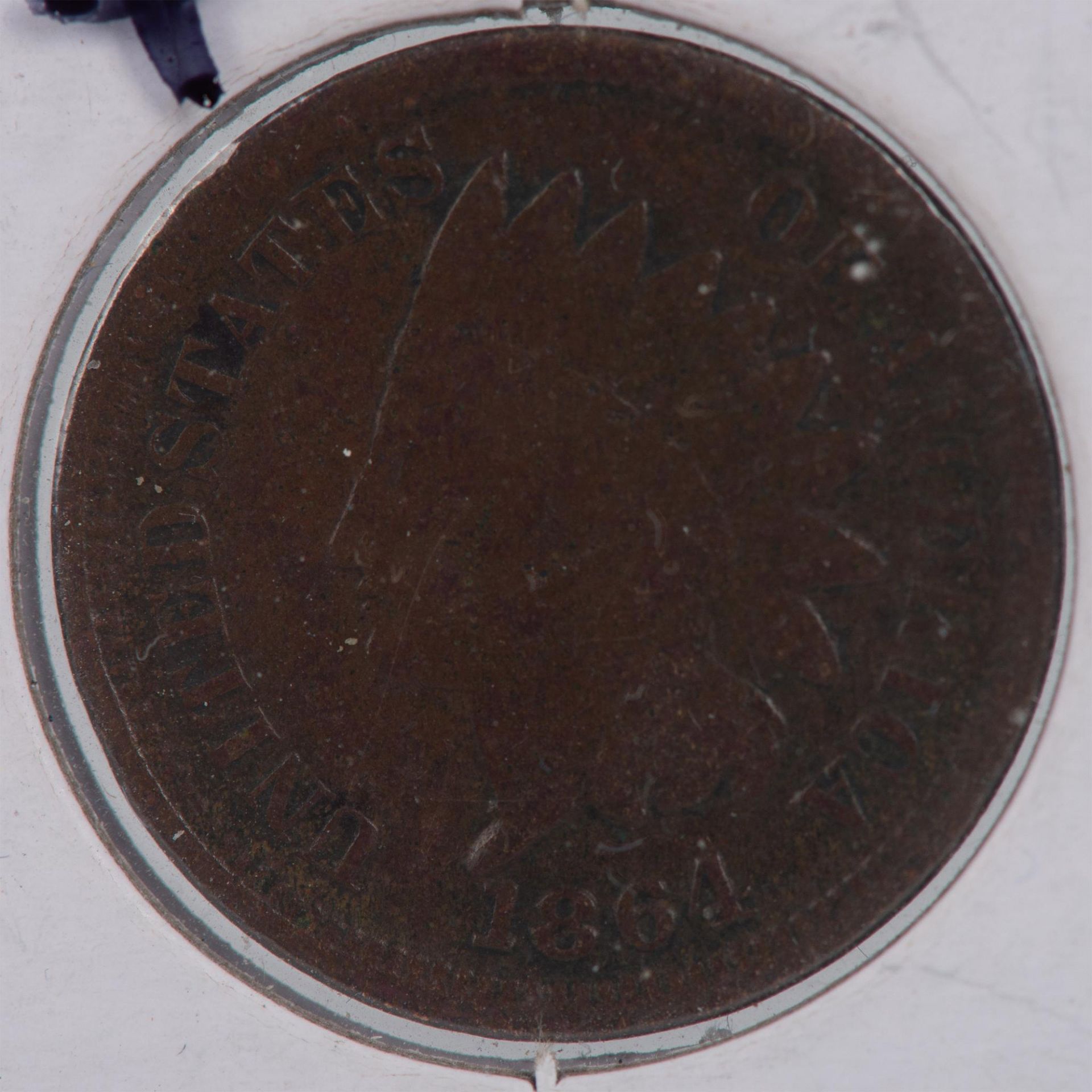 2 US INDIAN HEAD CENTS 1864 & 1864-L - Image 3 of 7