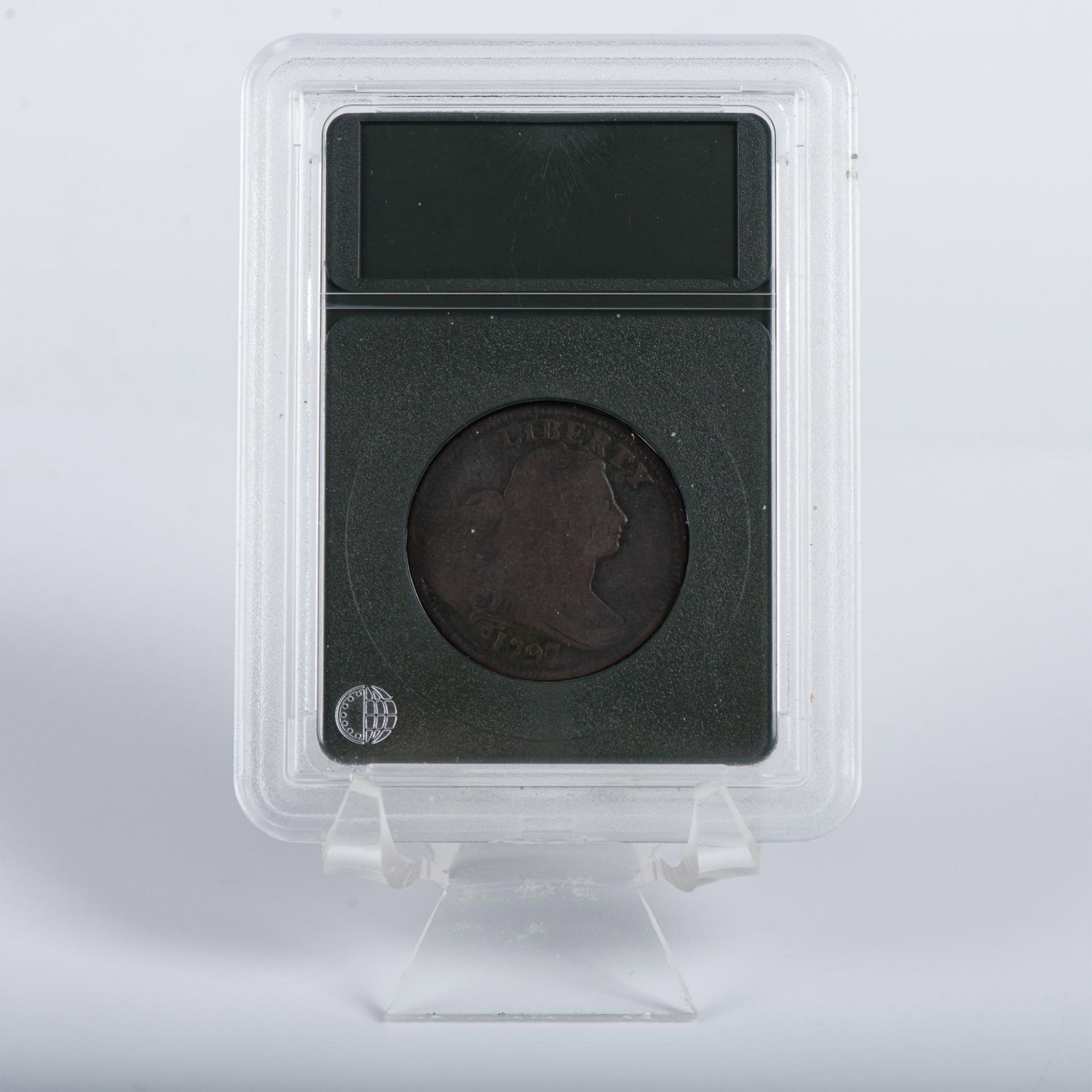 1797 LARGE 1C REVERSE WITH STEMS G4 - Bild 2 aus 10