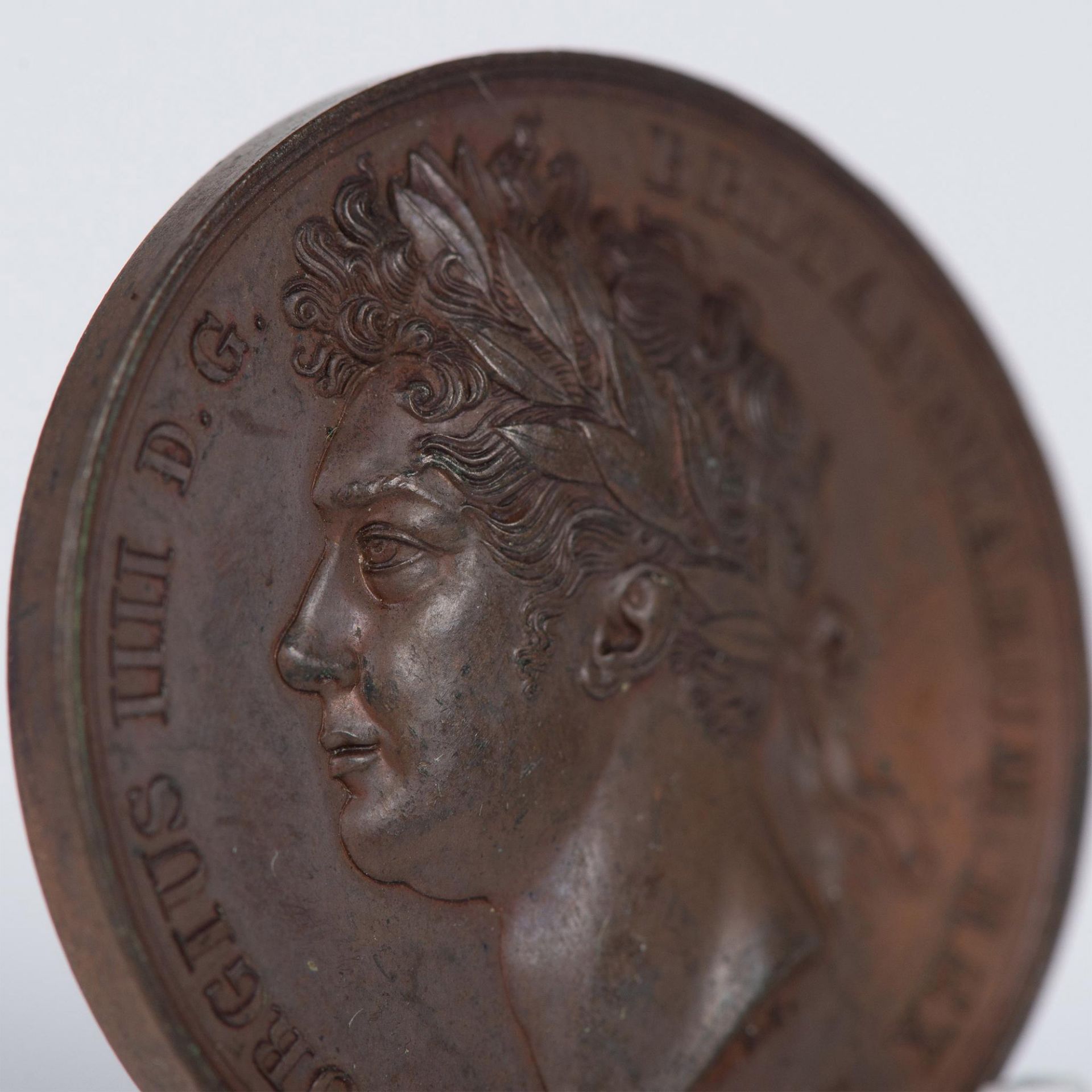1821 GEORGE IV COPPER CORONATION MEDAL - Image 3 of 8