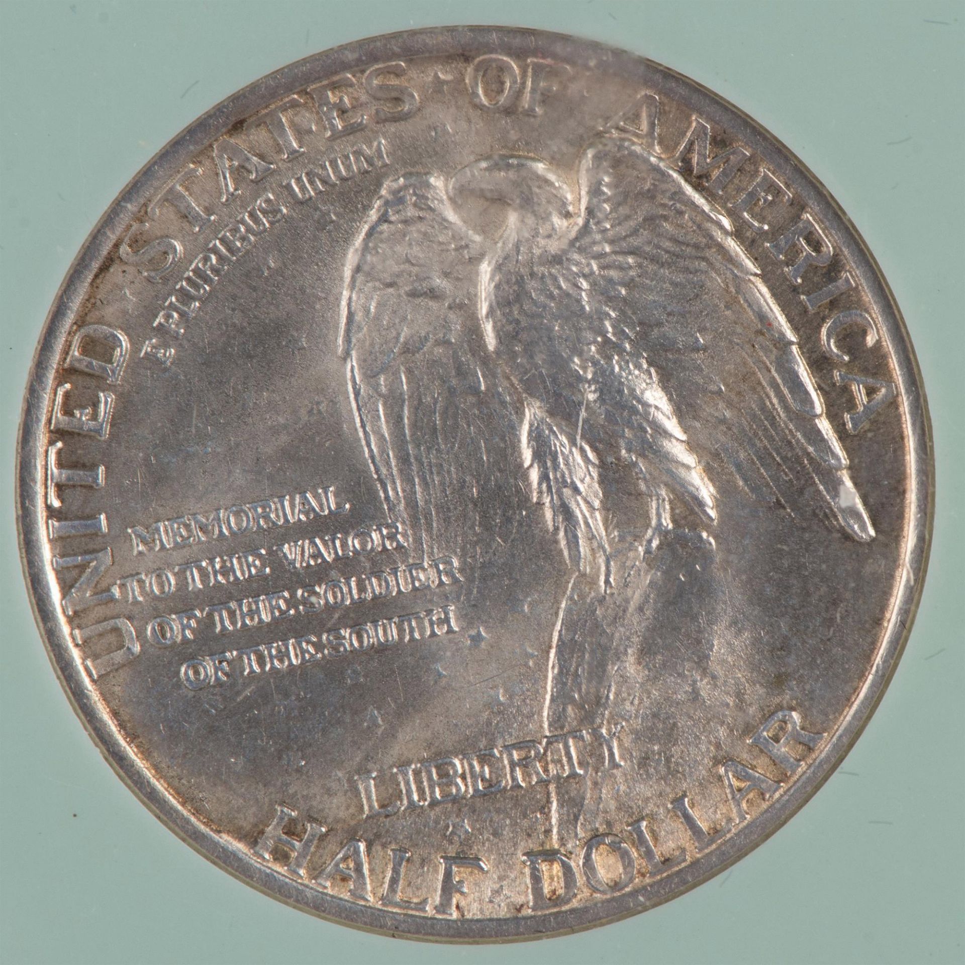 1925 COMMEMORATIVE STONE MOUNTAIN HALF DOLLAR NTC SLAB MS64 - Image 4 of 8