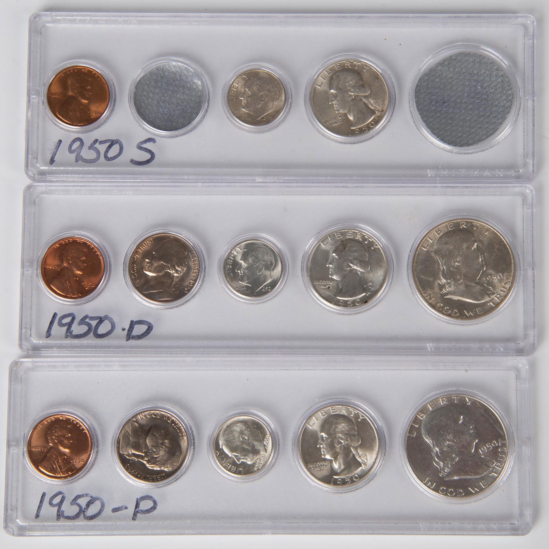 121PC COLLECTION US COINS 1950-1959 UNCIRCULATED - Bild 3 aus 20