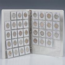 34 UNCIRCULATED FRANKLIN HALF DOLLARS