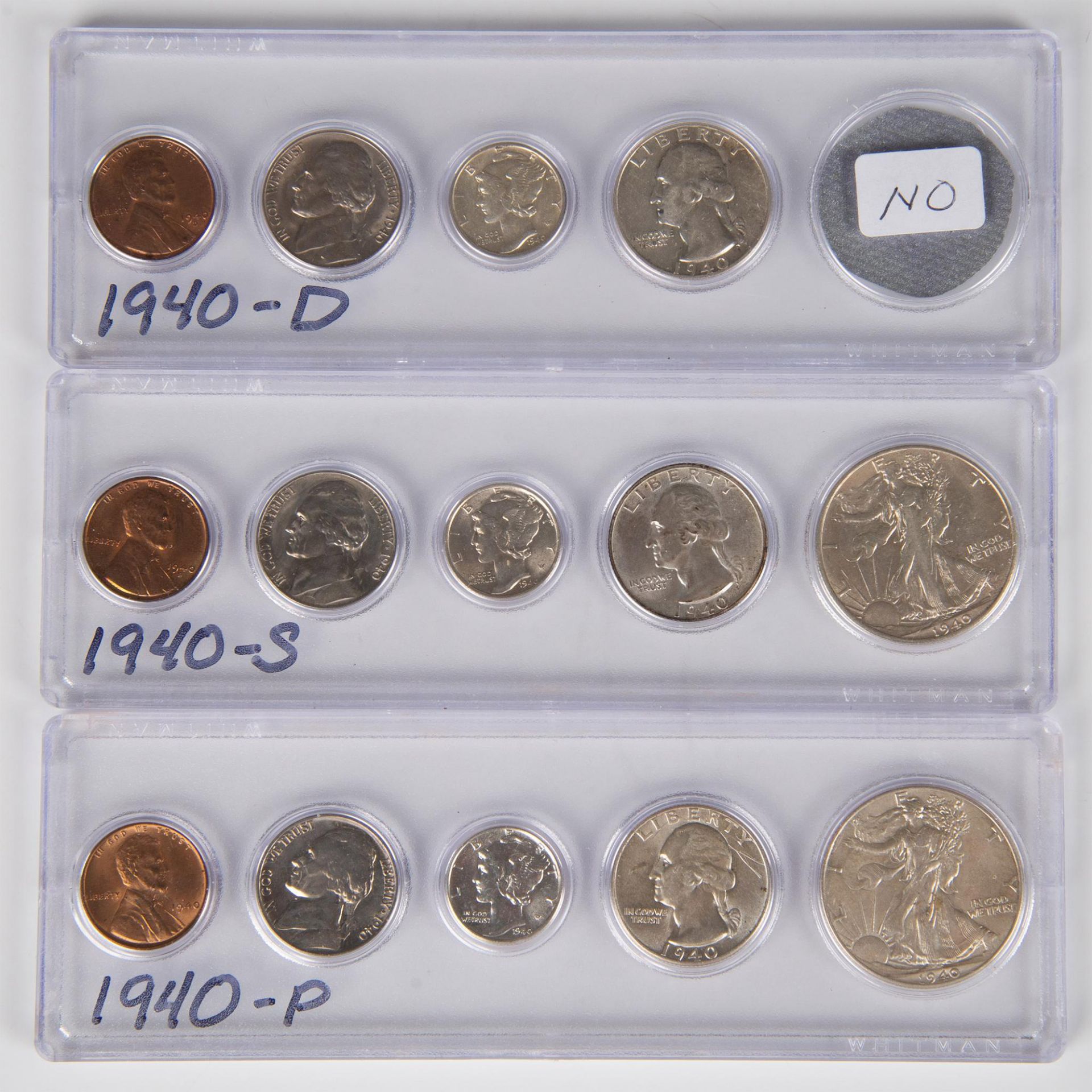 152PC COLLECTION OF US COINS FROM YEARS 1940-1949 - Image 5 of 20