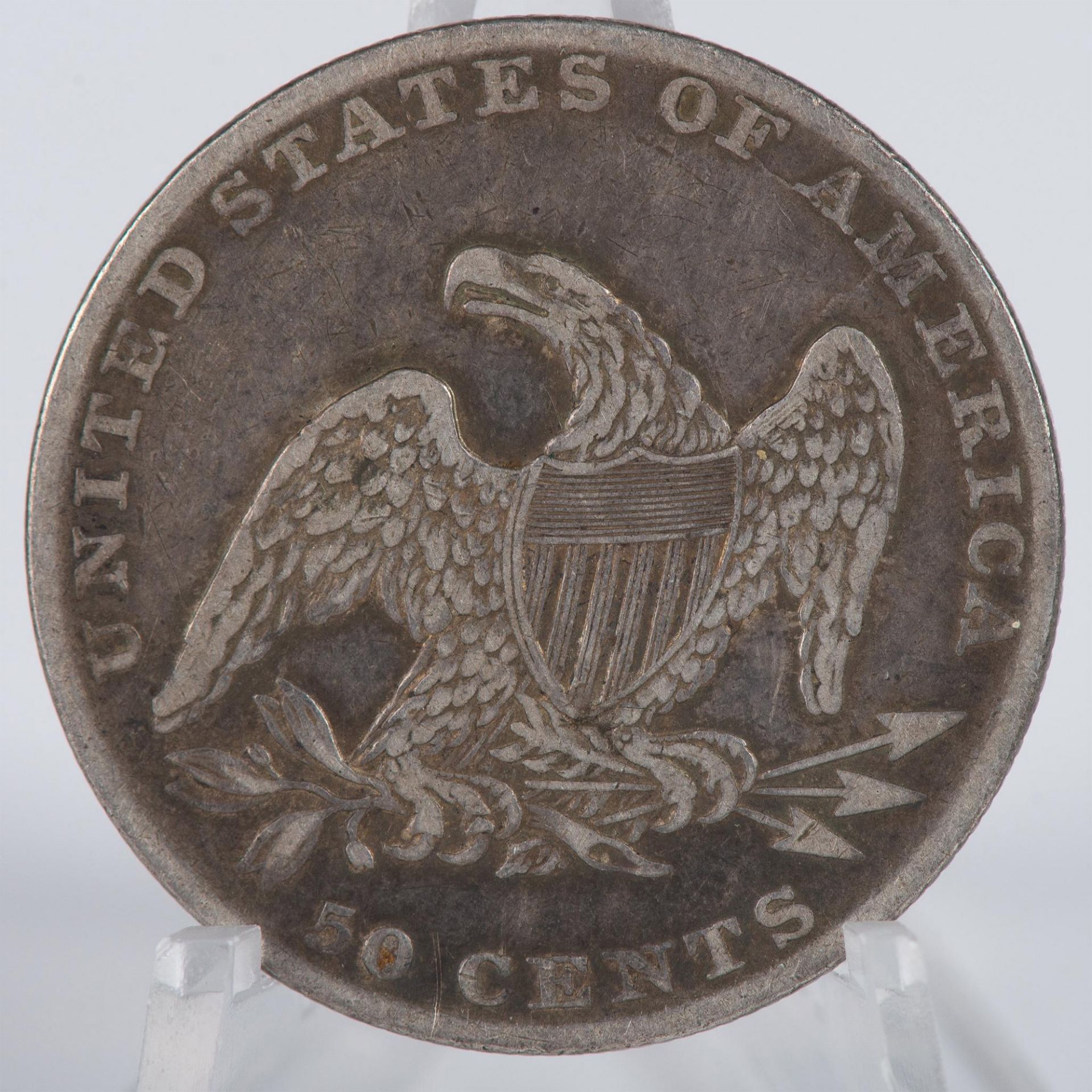 1837 CAPPED BUST HALF DOLLAR VF35 - Image 7 of 10