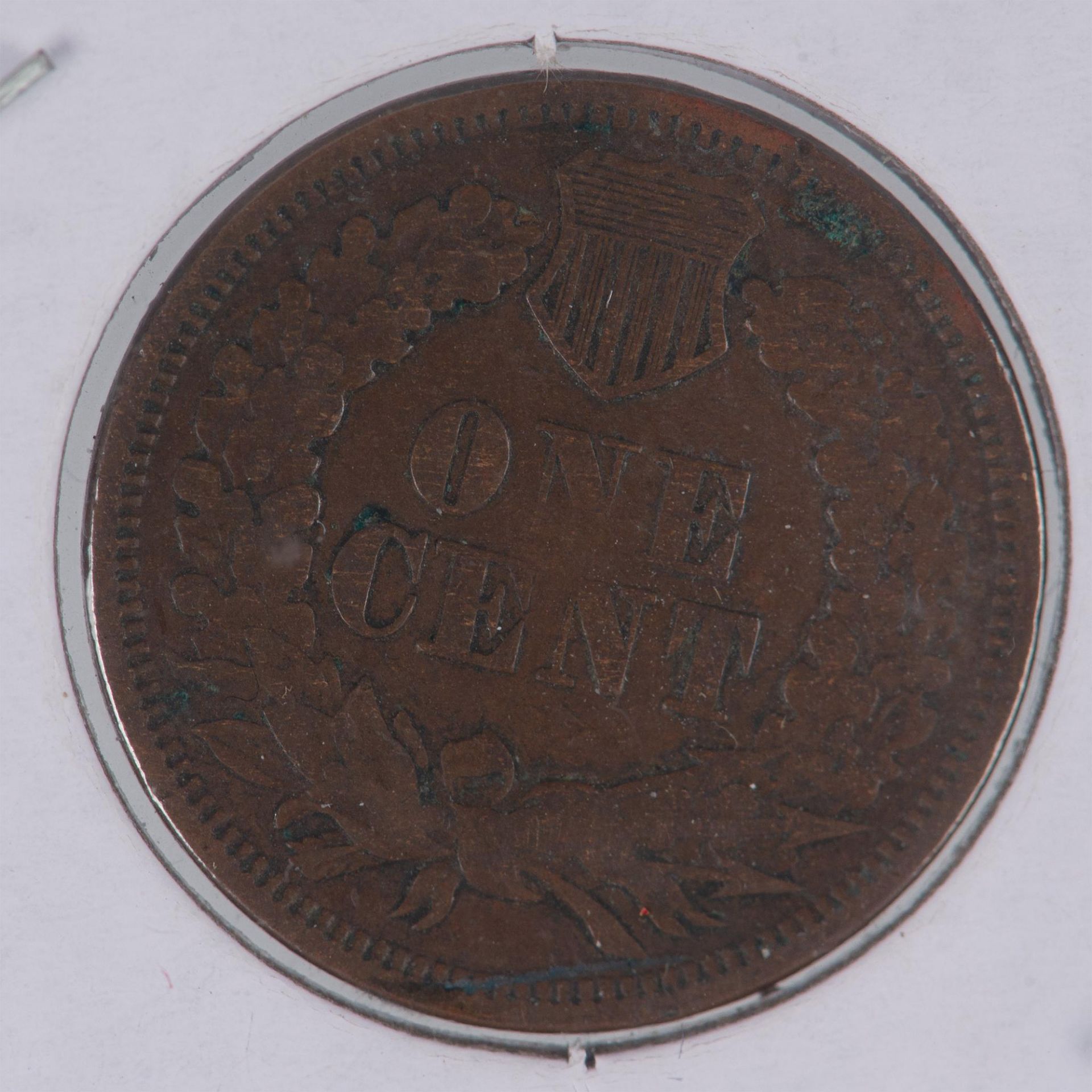 2 US INDIAN HEAD CENT COINS 1867 & 1868 FINE - Bild 4 aus 7