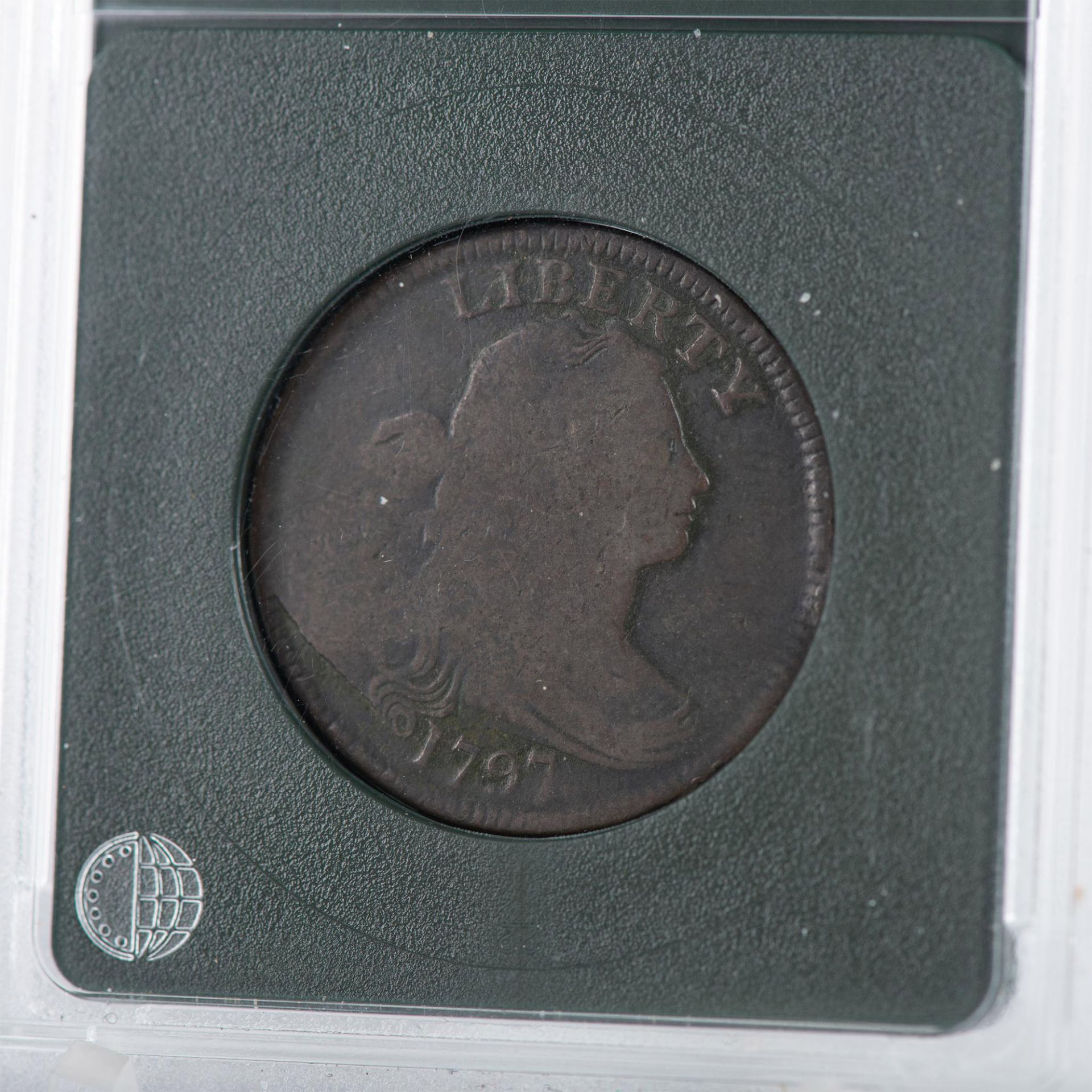 1797 LARGE 1C REVERSE WITH STEMS G4 - Image 6 of 10