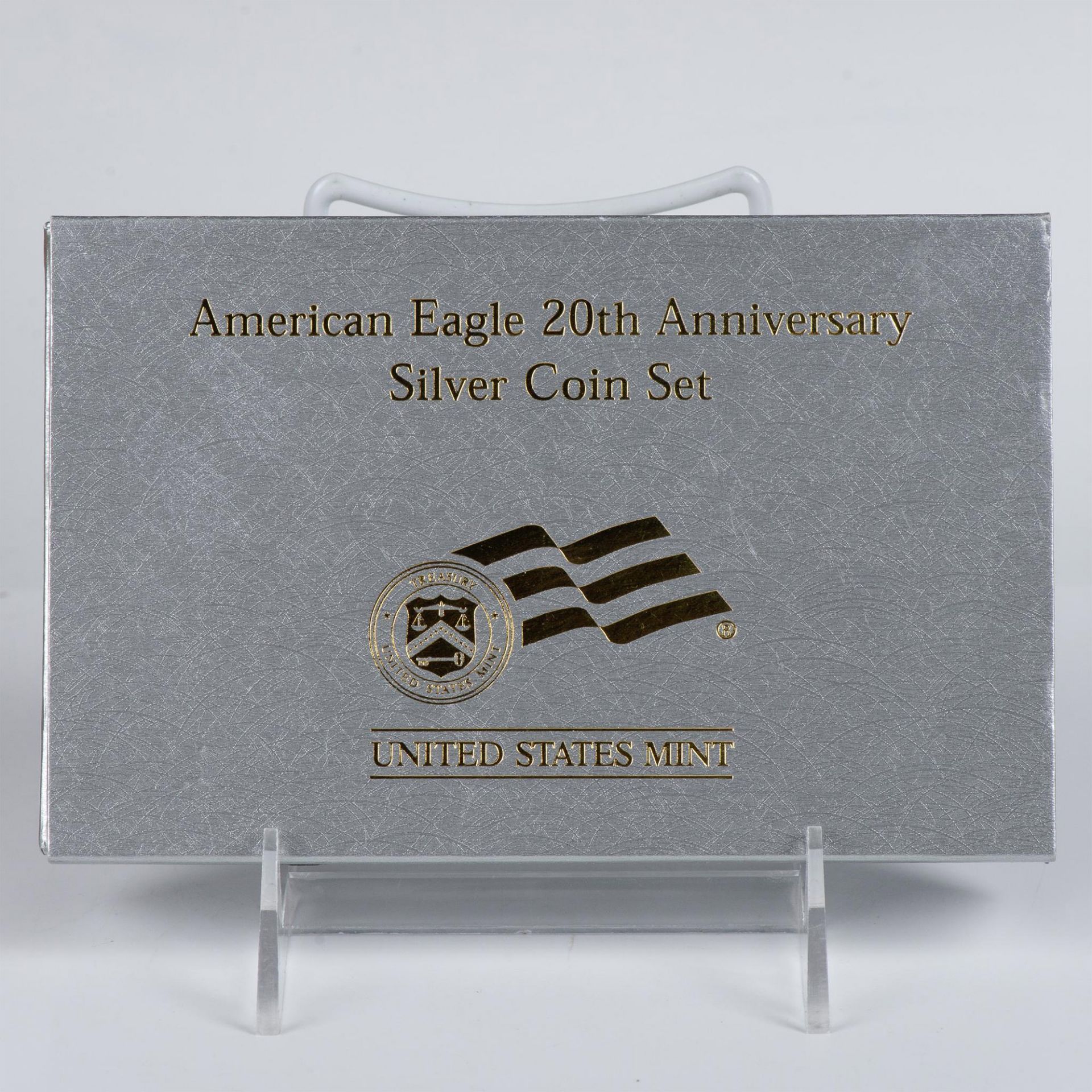 2006 3PC 20TH ANNIVERSARY SILVER COIN SET US MINT - Image 8 of 9