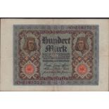 Antique 1920 German 100 Mark Banknote